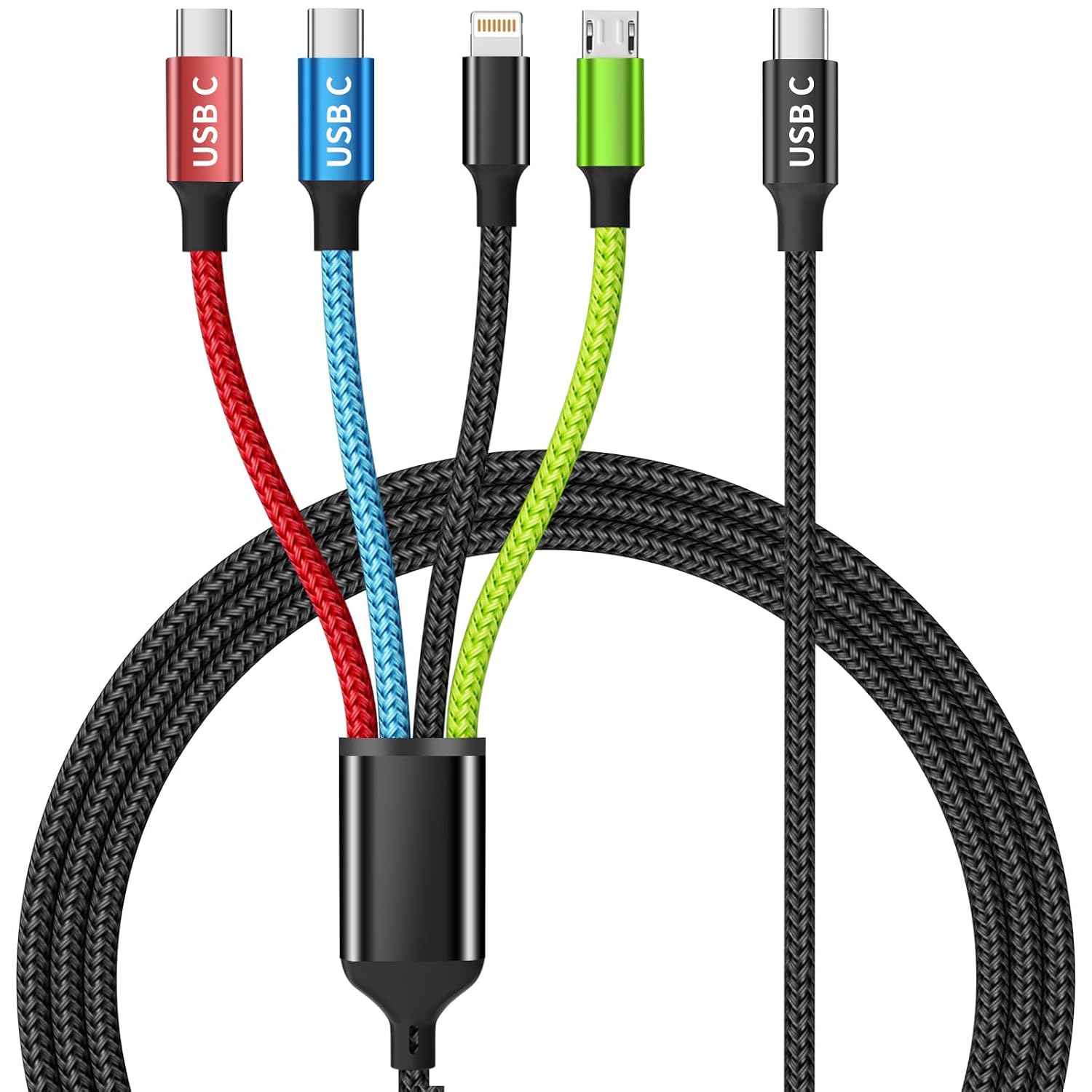 Detalle de Firsting USB C Multi Charging Cable 5FT 🔌