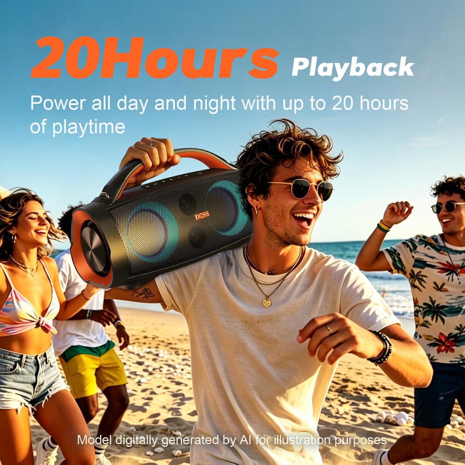 Thumbnail 3 de DOSS Extreme Boom Pro 100W Loud Outdoor Speaker