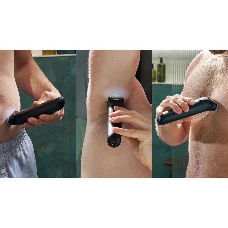 Detalle 2 de Afeitadora Corporal Philips BG7475/15 Series 7000 – rendimiento inalámbrico para cuerpo completo