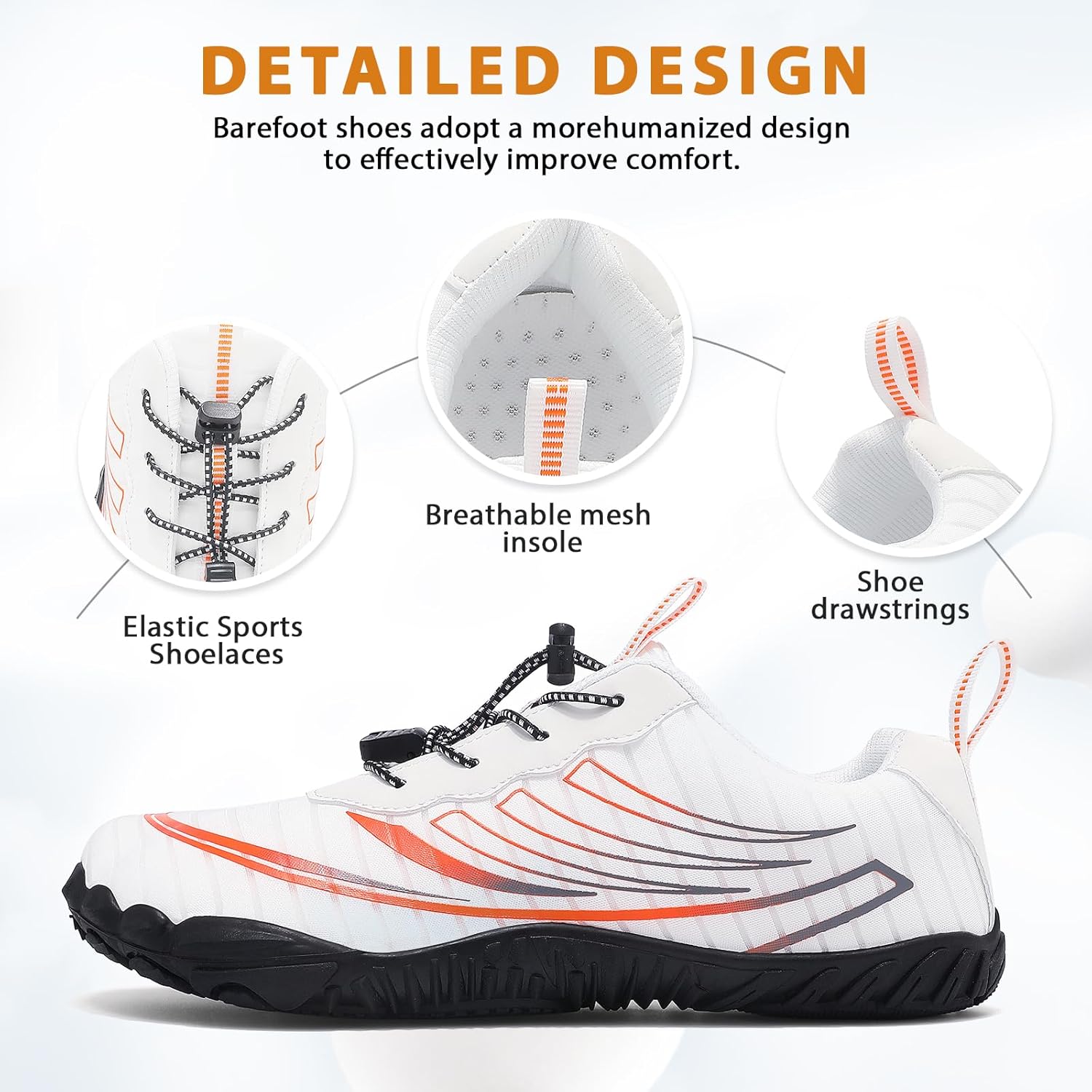 Thumbnail 6 de ZDQ Barefoot Shoes Scarpe minimaliste punta larga uomo donna