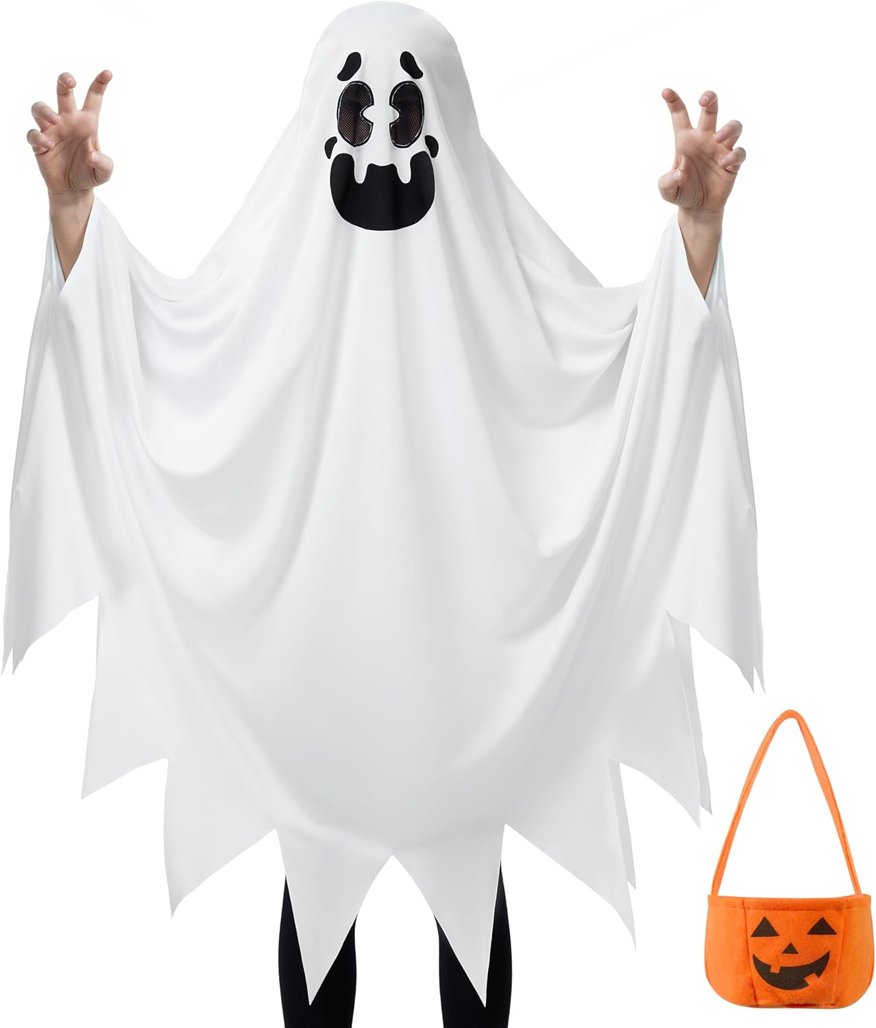 Thumbnail 6 de Spooktacular Creations Kids' Ghost Costume, Polyester