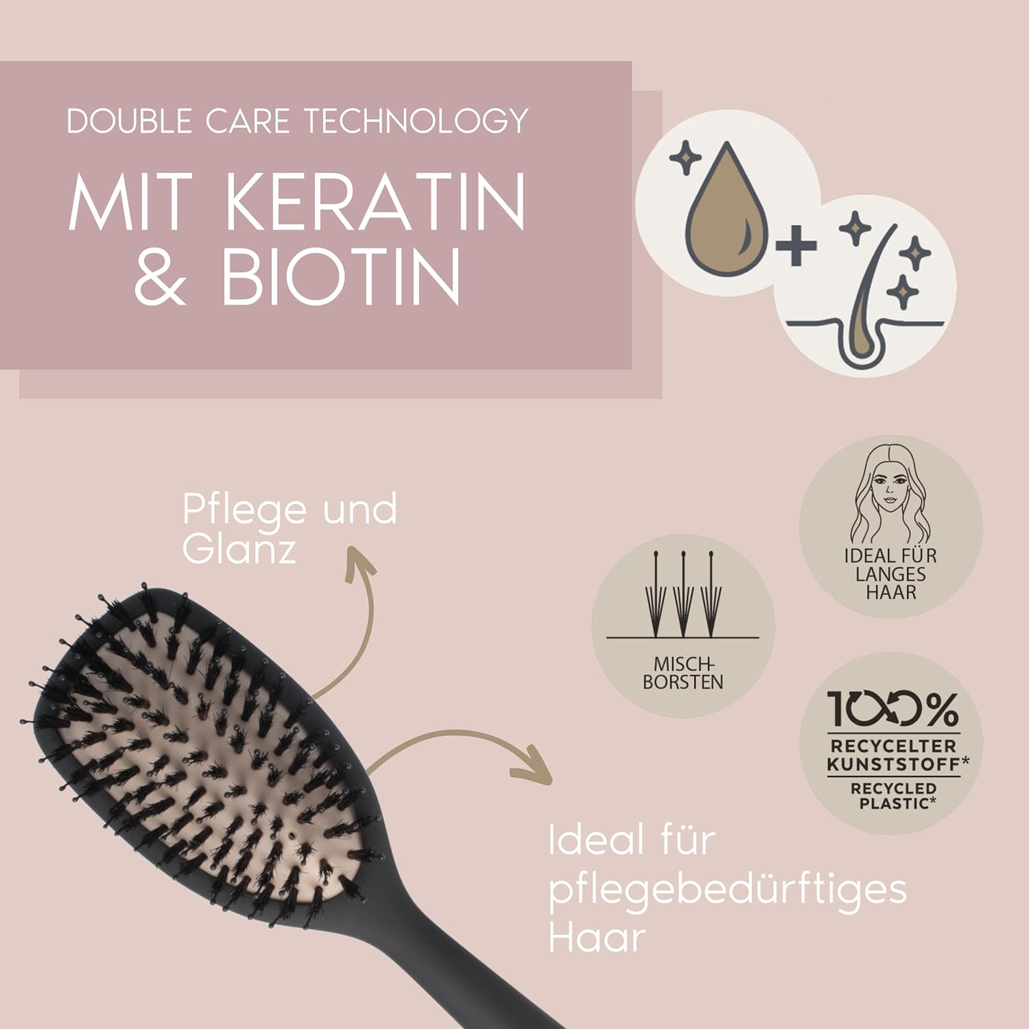 Thumbnail 1 de PARSA Beauty Wirkstoffbürste Keratin Biotin