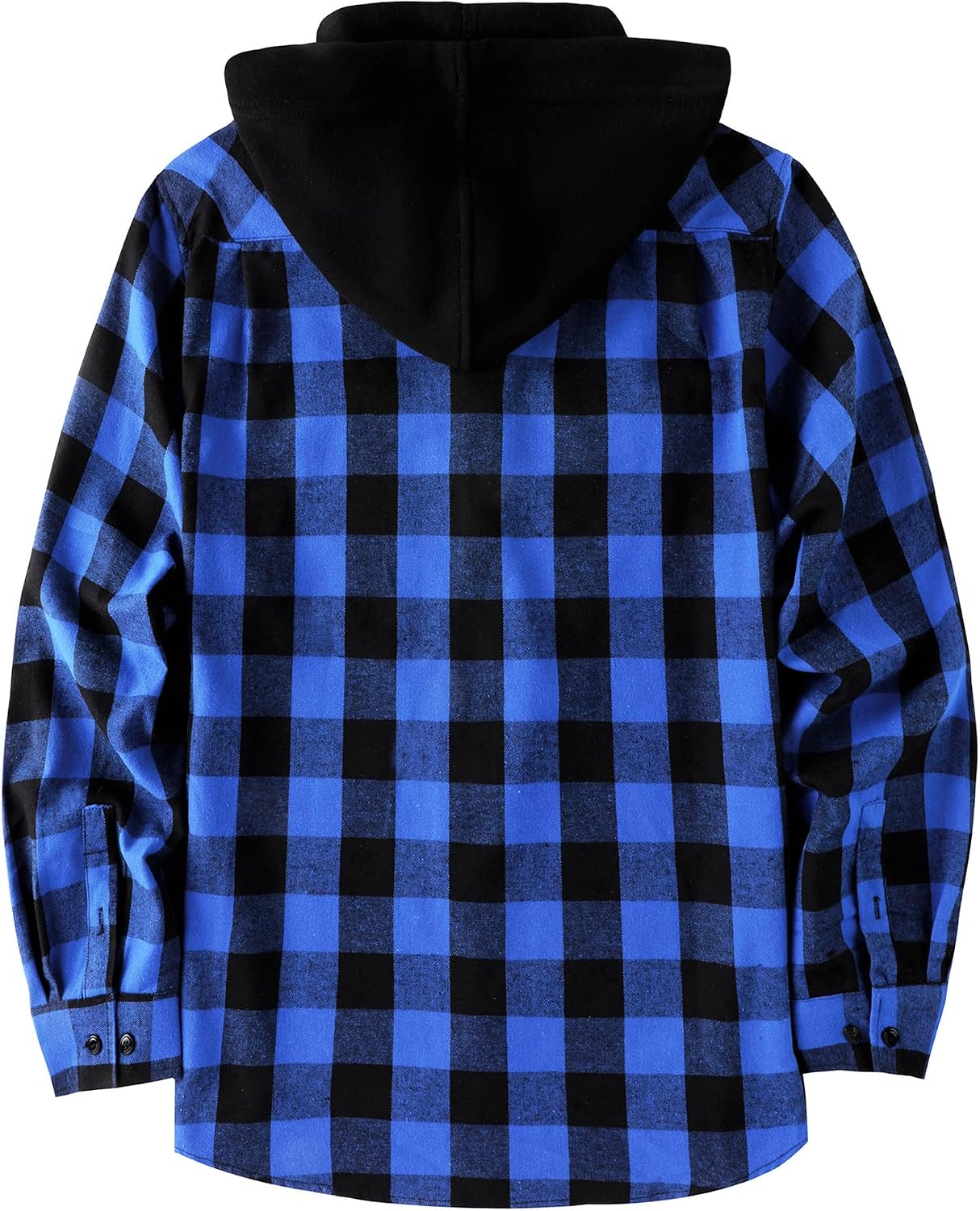 Detalle de SwissWell Camisa a Cuadros con Capucha M-3XL