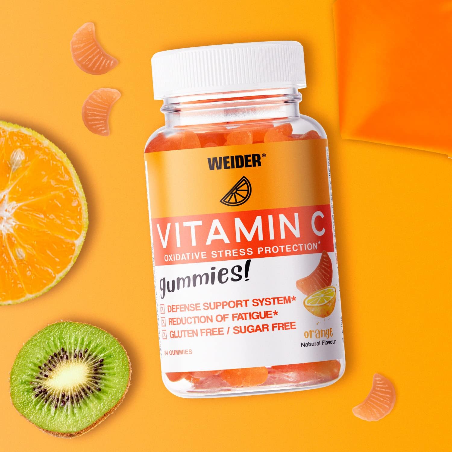 Thumbnail 3 de Weider Vitamin C Gummies (gominolas) 84 unités – sans sucre, sans gluten, arômes naturels