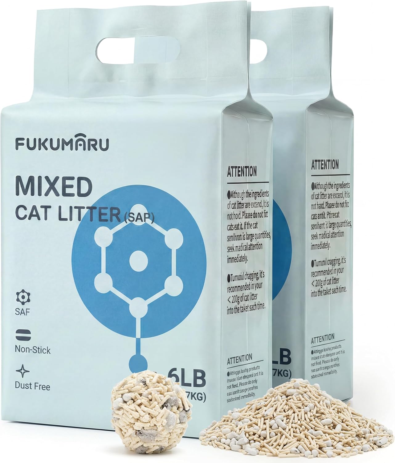 Detalle de FUKUMARU Tofu Cat Litter 5.4Kg
