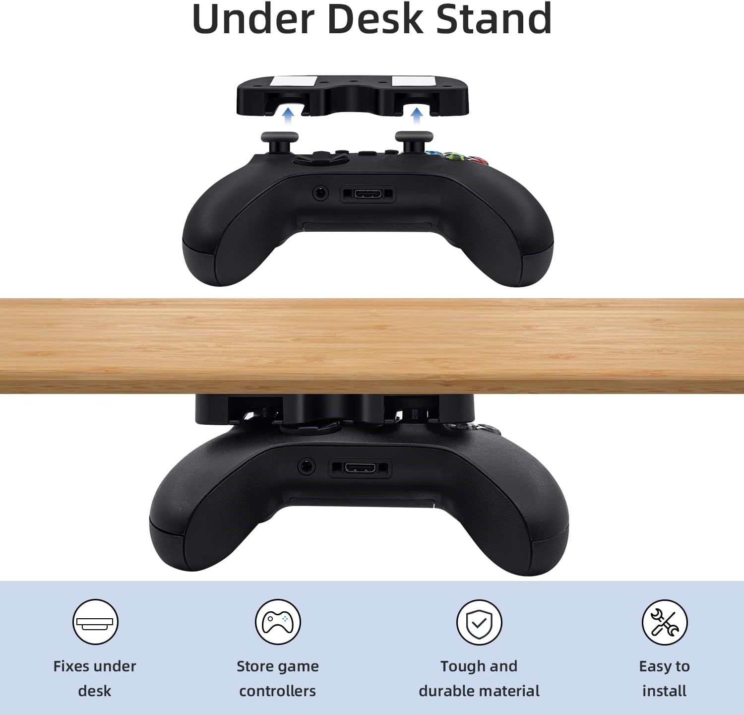Detalle 2 de Mcbazel Sotto Tavolo Supporto Porta Joystick 10.5 cm