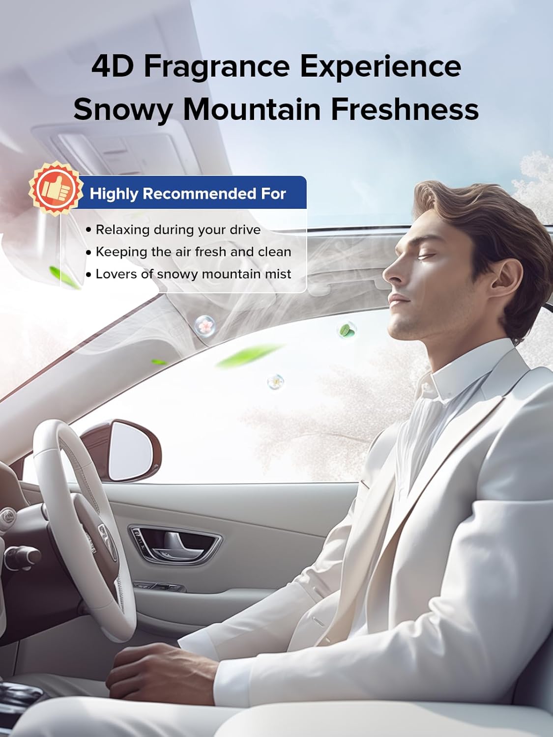 Thumbnail 5 de Ceeniu Smart Car Air Fresheners (2024) – auto on/off car diffuser with adjustable intensity and 2 refills