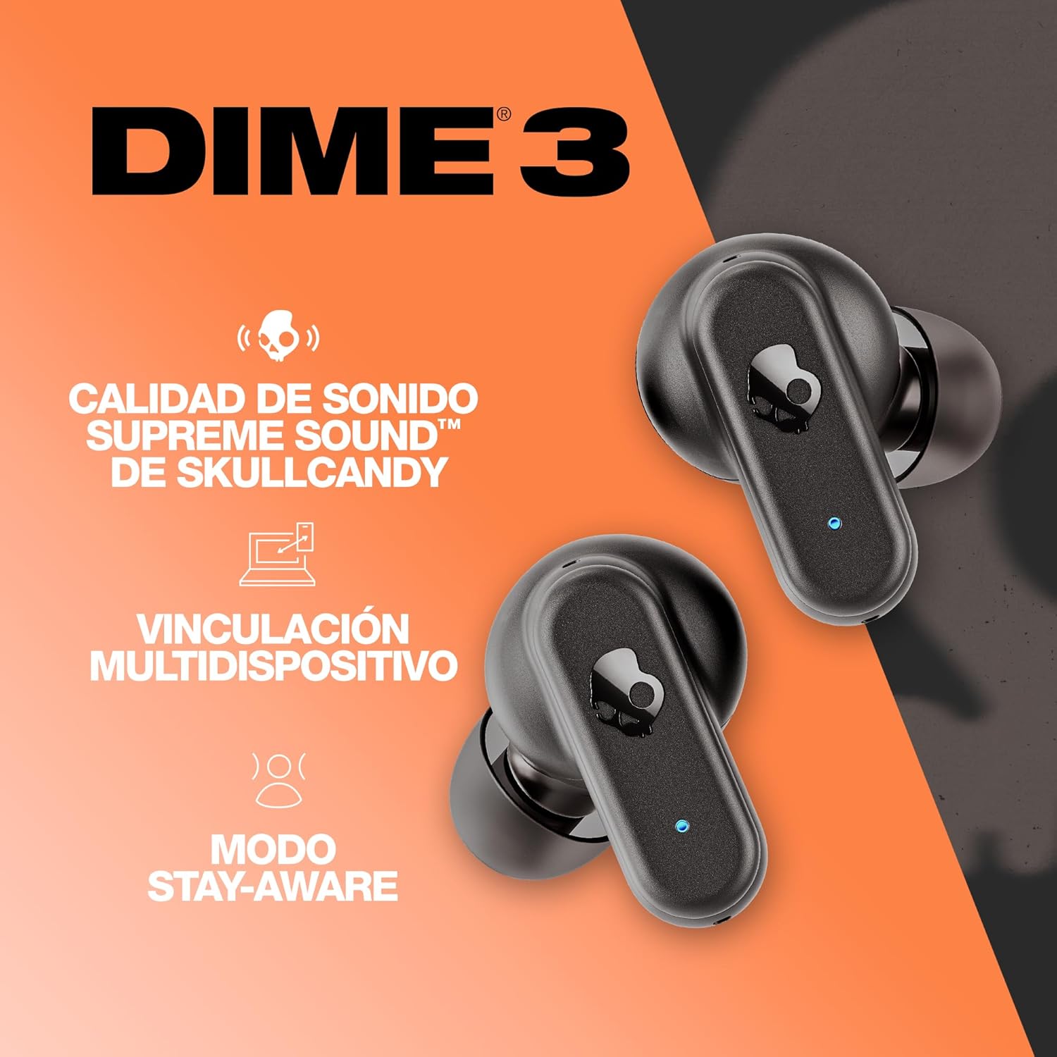 Thumbnail 1 de Skullcandy Dime 3: Auriculares In-Ear Inalámbricos 🎧 20 h