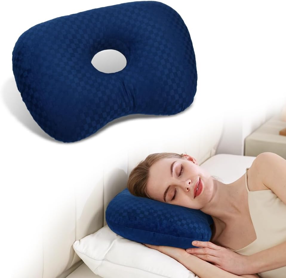 Thumbnail 6 de Babyezz Ear Piercing Hole Pillows – Seitenschläferkissen mit Ohrenloch (Schwarz)