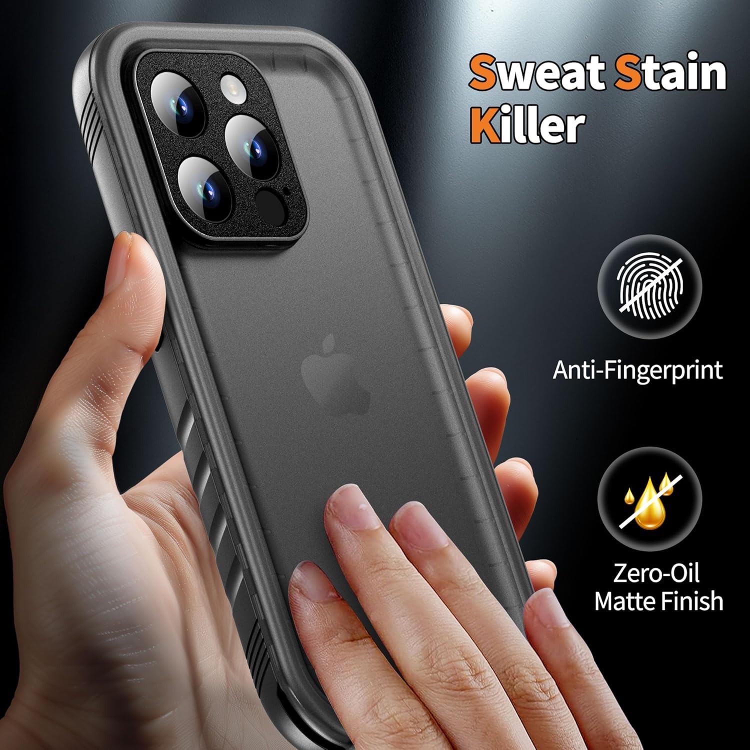 Detalle de Cozycase for iPhone 15 Pro Max Waterproof Case with Screen and Camera Protector