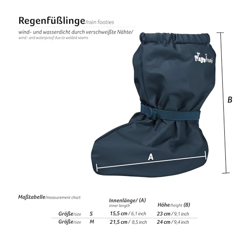 Thumbnail 2 de Playshoes Baby Regenfüßlinge mit Fleece-Futter – leichte Krabbel-Schuhe in Blau (Marine 11) Small