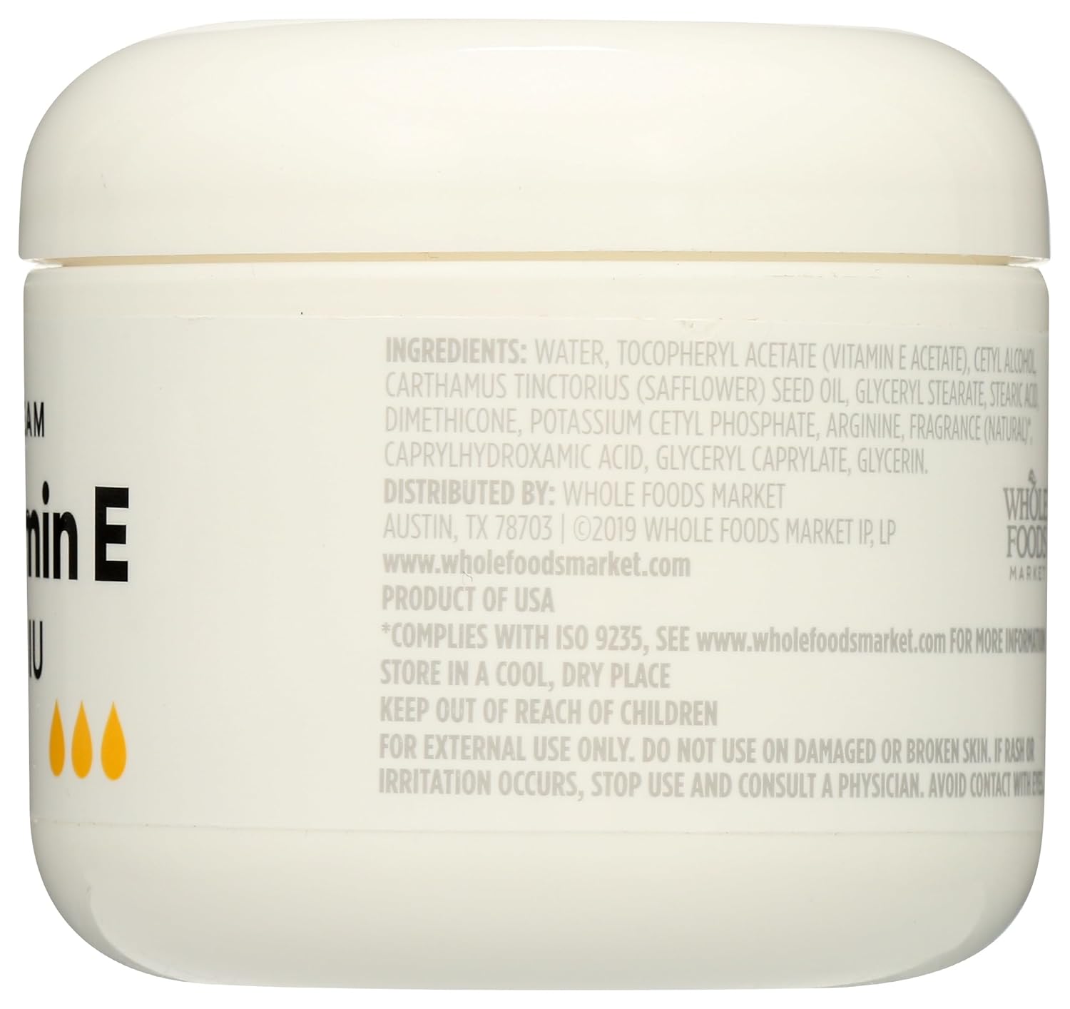 Detalle de 365 by Whole Foods Market Vitamin E Cream, 28,000 IU, 4 oz