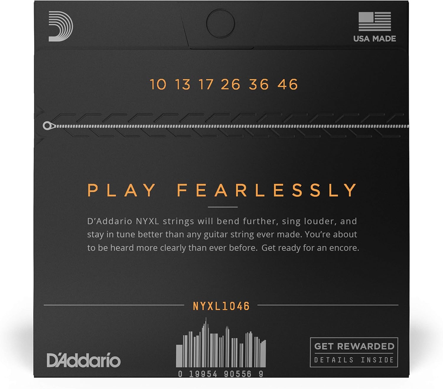 Detalle 2 de D'Addario NYXL1046 Electric Guitar Strings – Regular Light 10-46