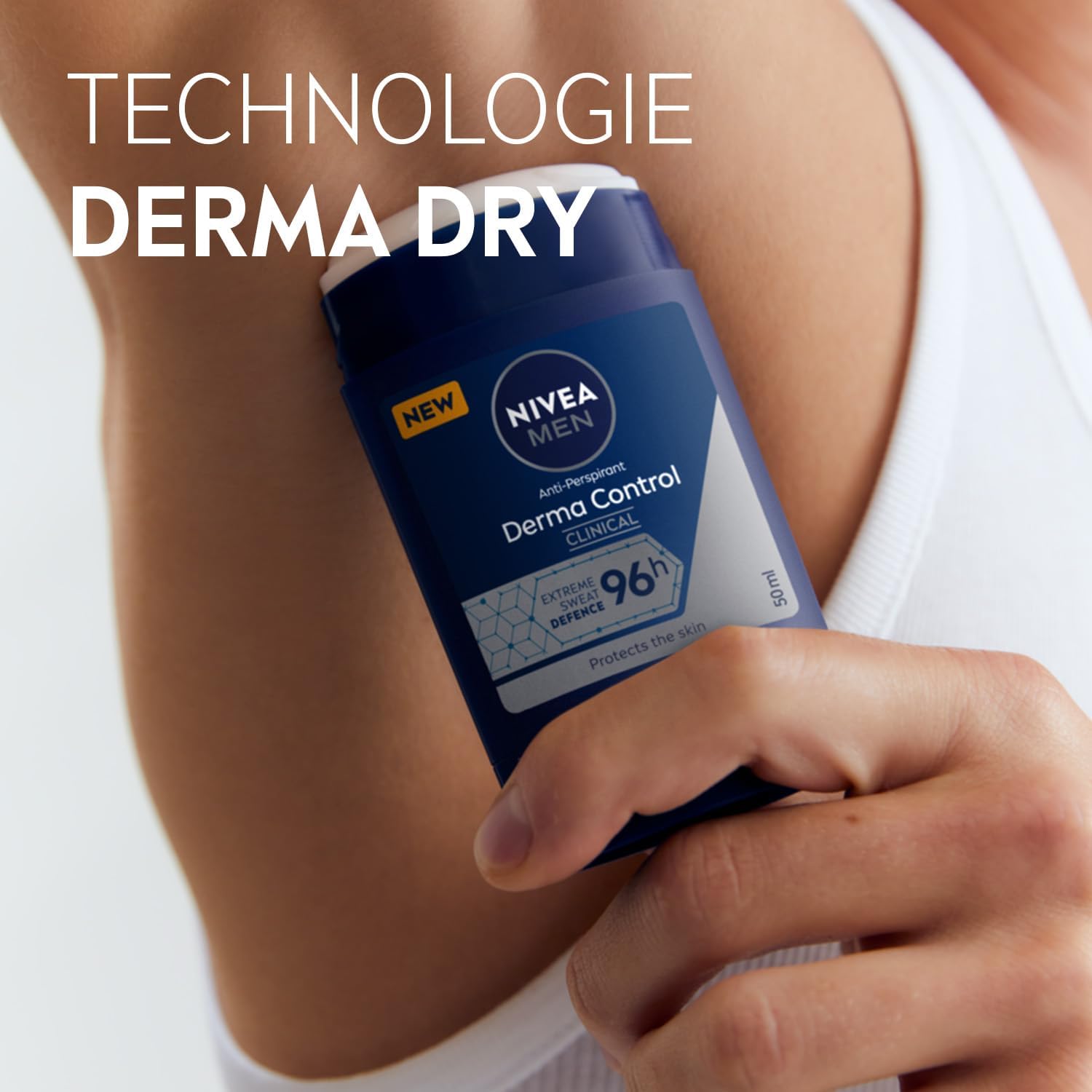 Detalle 2 de NIVEA MEN Stick Derma Dry 96h déodorant