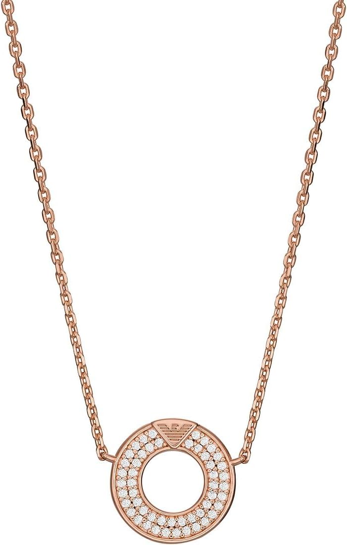 Thumbnail 1 de Emporio Armani Collana da donna con ciondolo in argento sterling e tono oro rosa