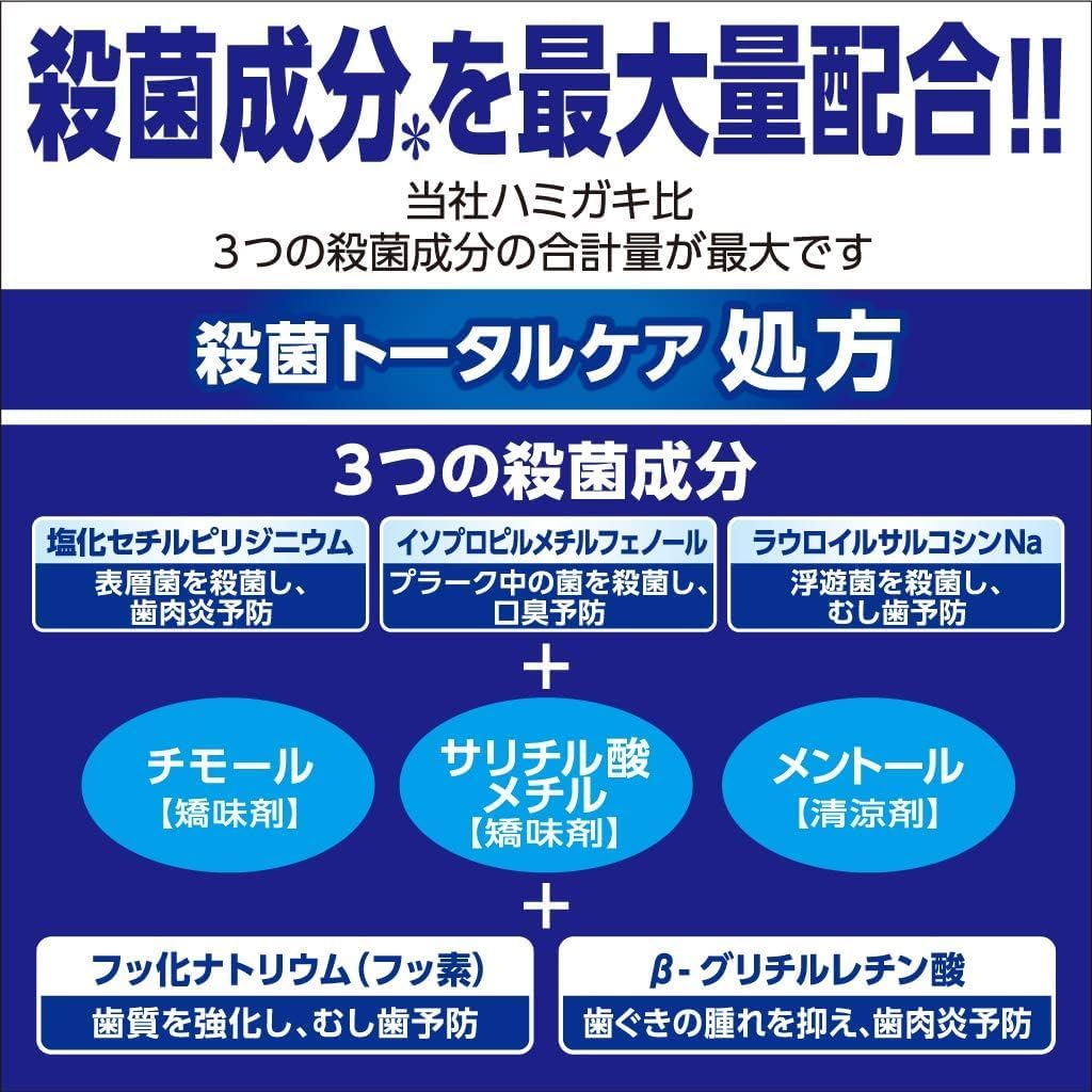 Thumbnail 4 de ゼローラ 薬用ハミガキ ストロングミント 90g×3個｜3種の殺菌成分配合