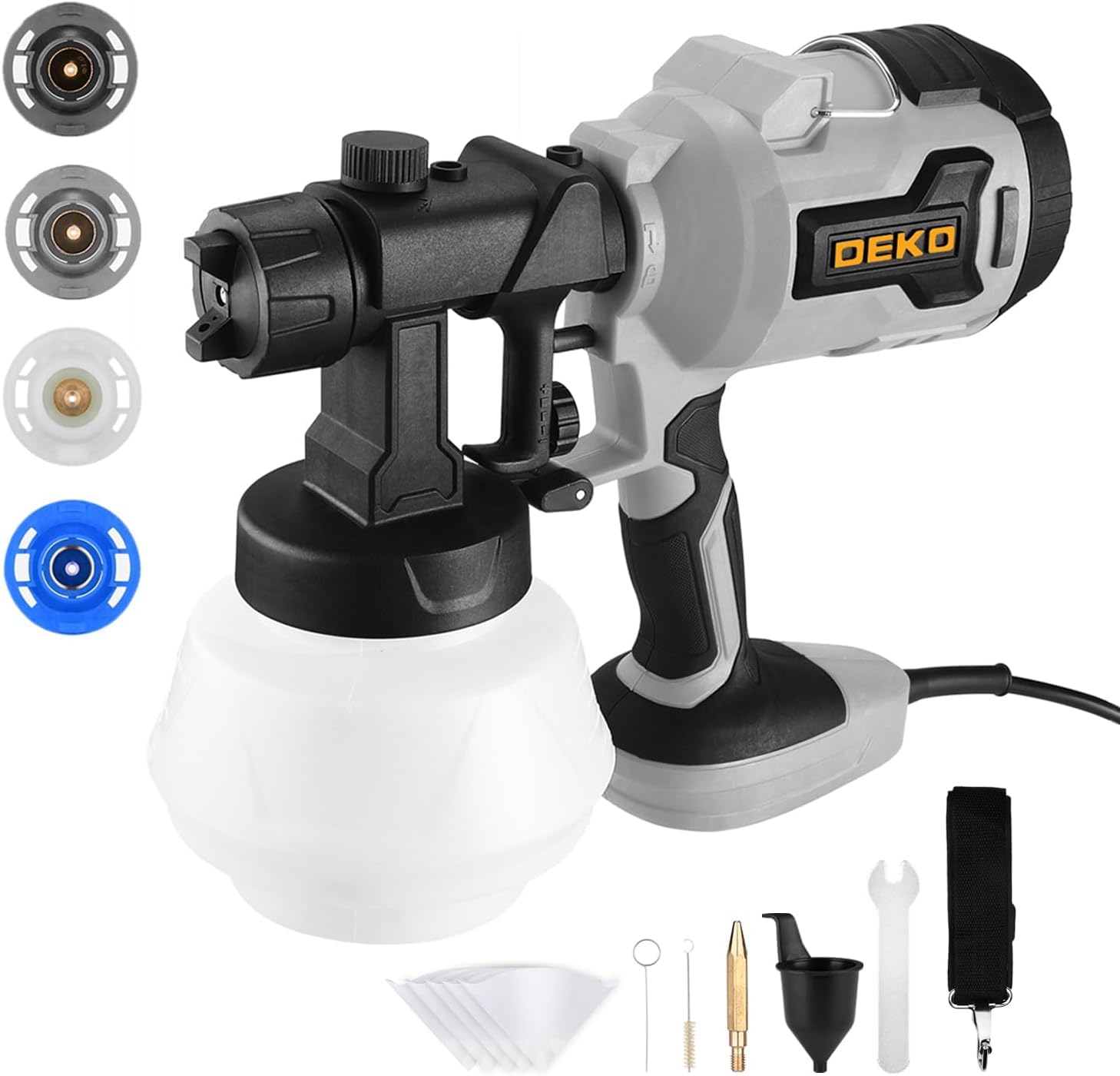 Detalle de DEKOPRO DKSG70K1 700W HVLP Paint Sprayer with 800ml Container