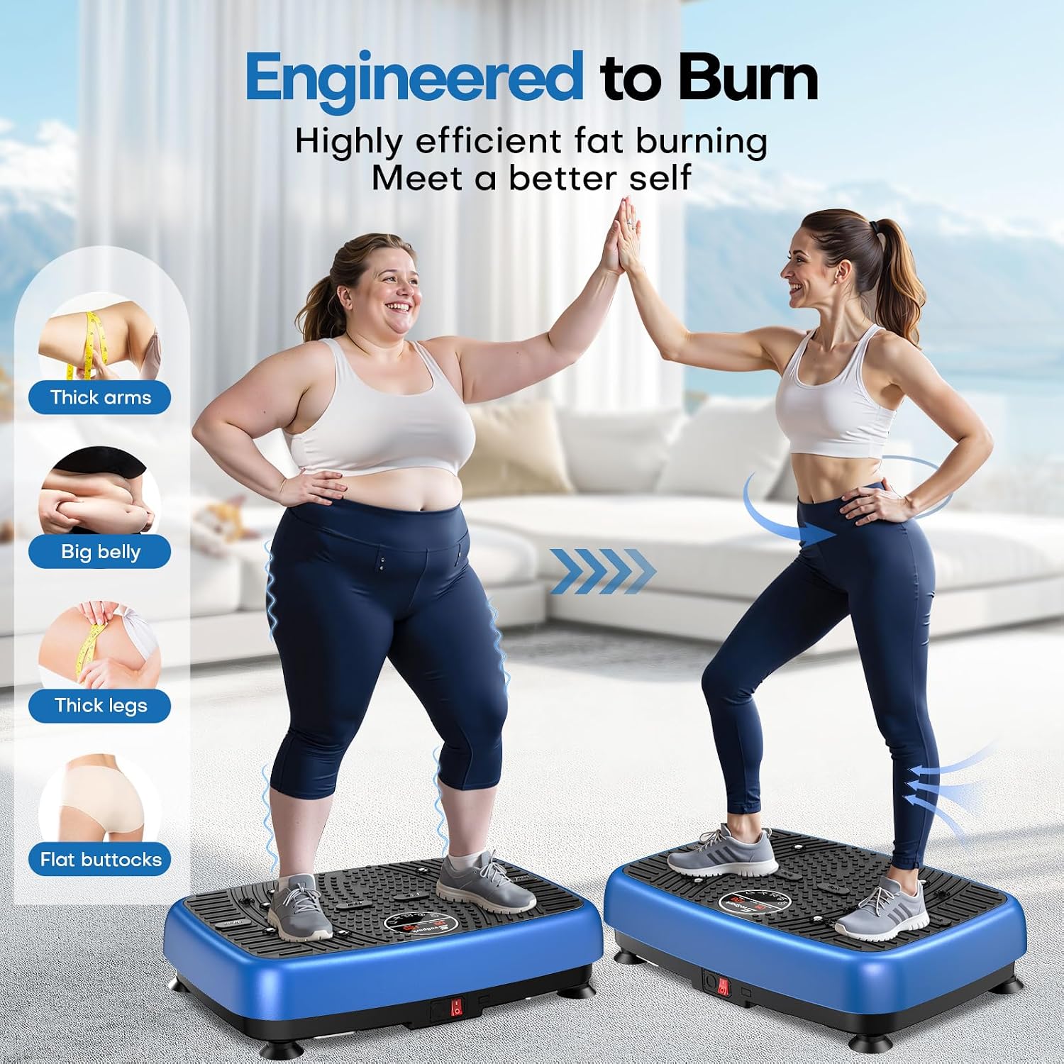 Detalle 1 de EvoSpark 2026 Vibration Plate 450 lbs