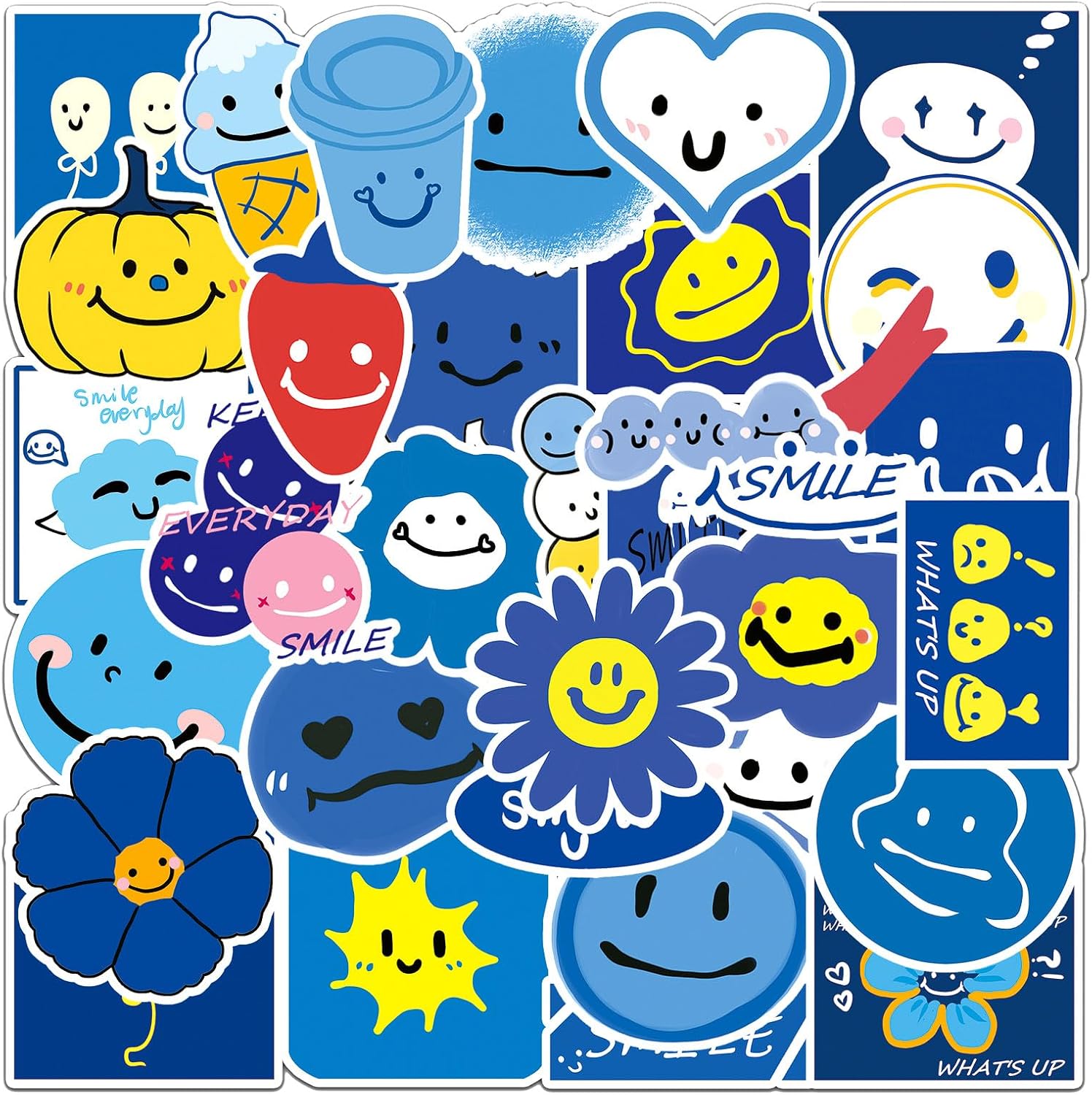 Detalle de Sanyeyufeng Vinyl Stickers, 50-Pack