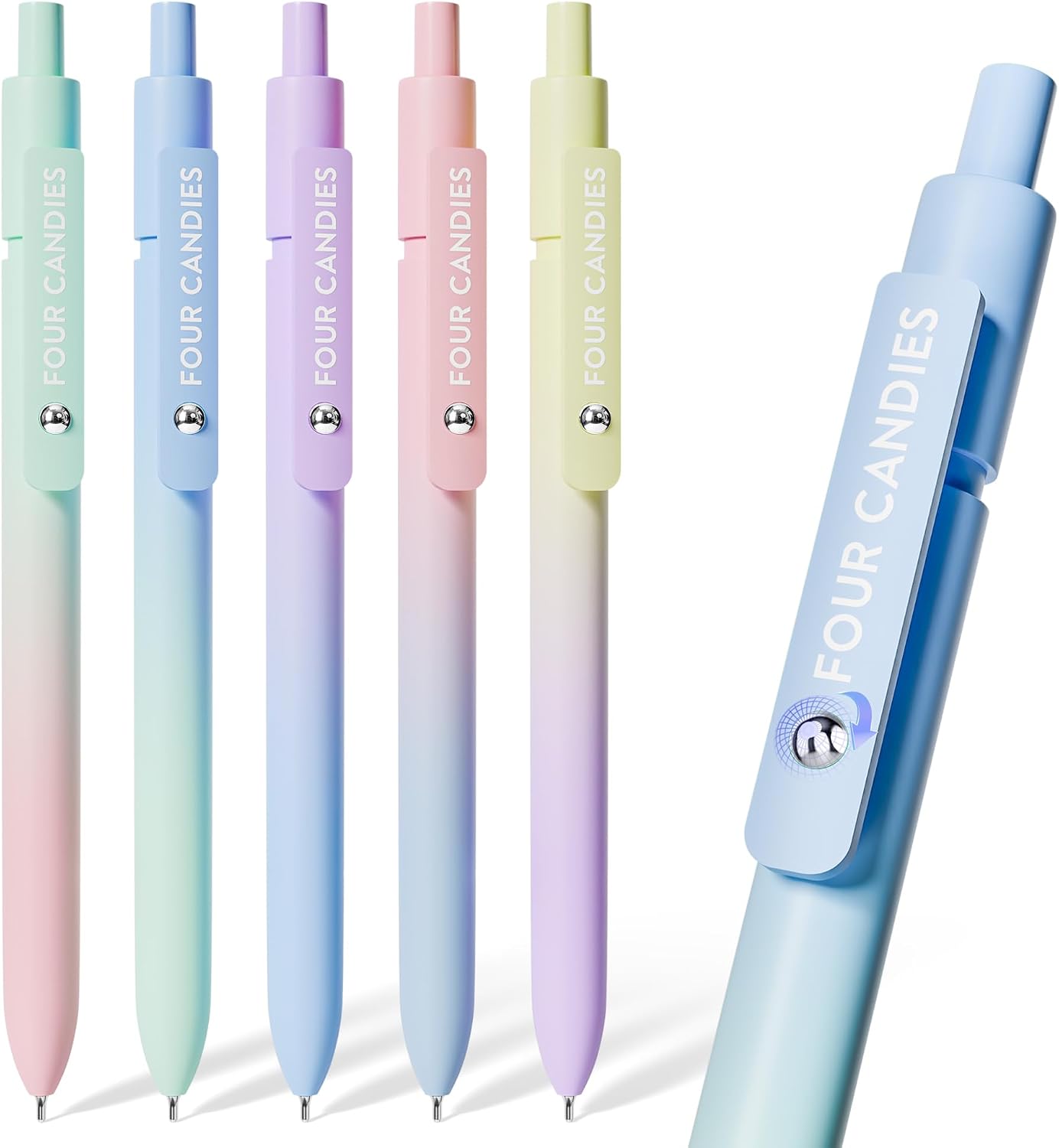 Detalle de Four Candies Gel Pens 0.7mm Gradient set 🎨