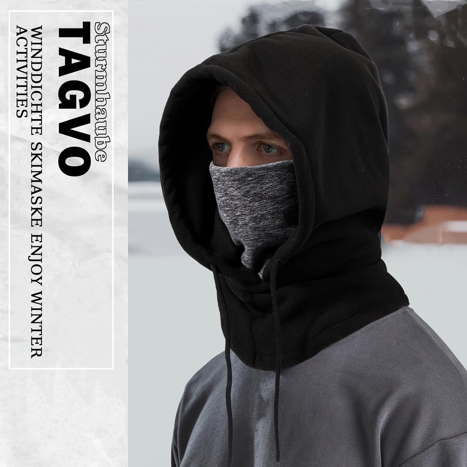 Thumbnail 5 de TAGVO TGVO Passamontagna Multifunzionale Pile 🧣