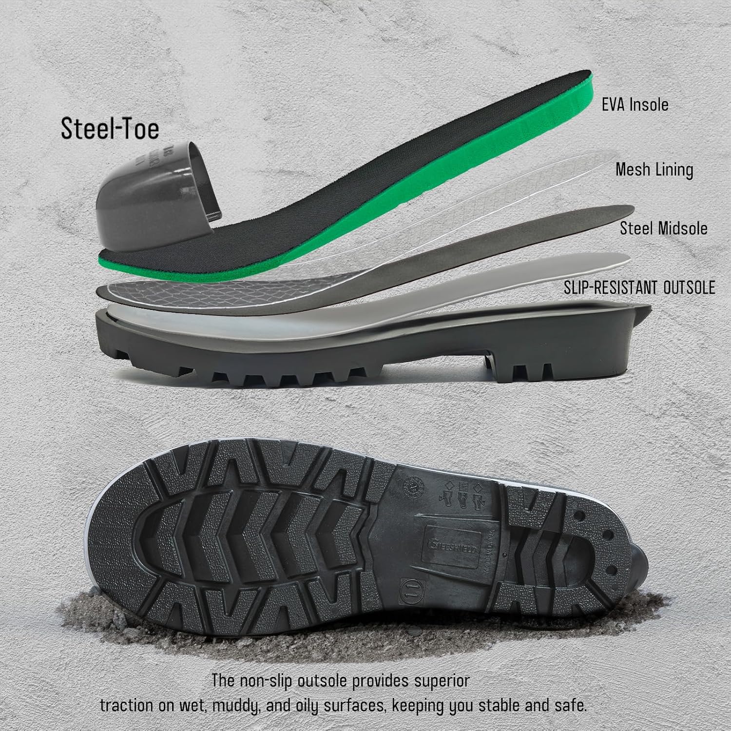Thumbnail 5 de GIEESHIELD PVC Rain Boots