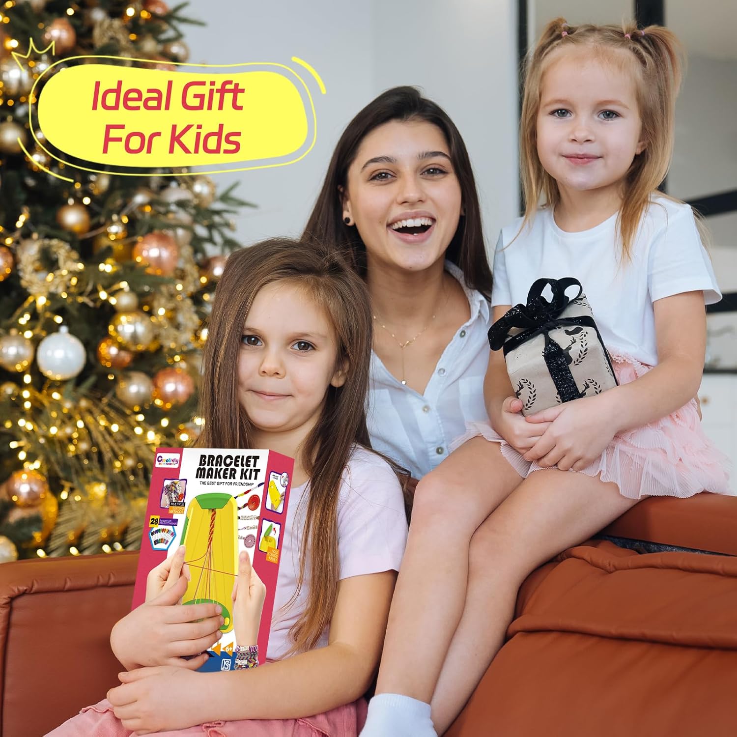 Thumbnail 6 de Friendship Bracelet Making Kit for Girls Ages 8-12 (28 Pre-Cut Threads & Letter Beads)