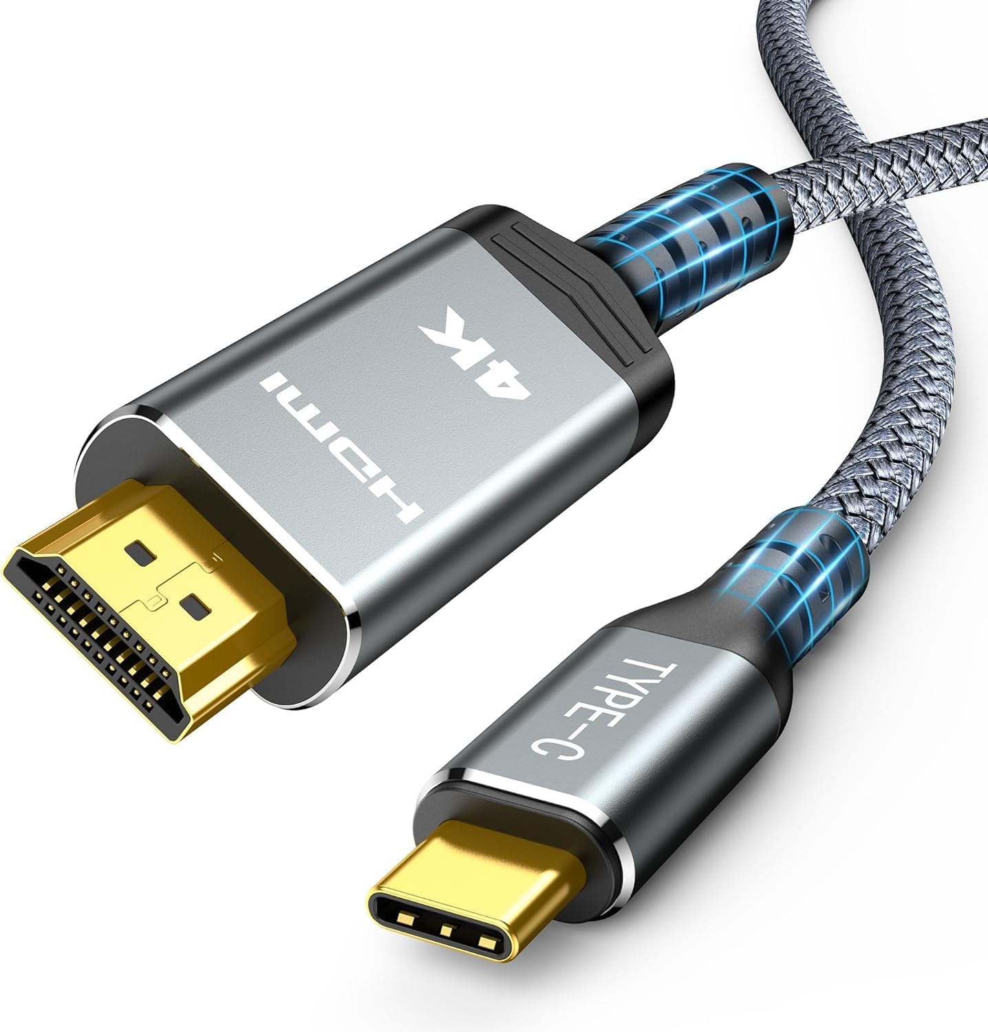 Detalle de Highwings USB C to HDMI Cable 1.8m 4K@60Hz