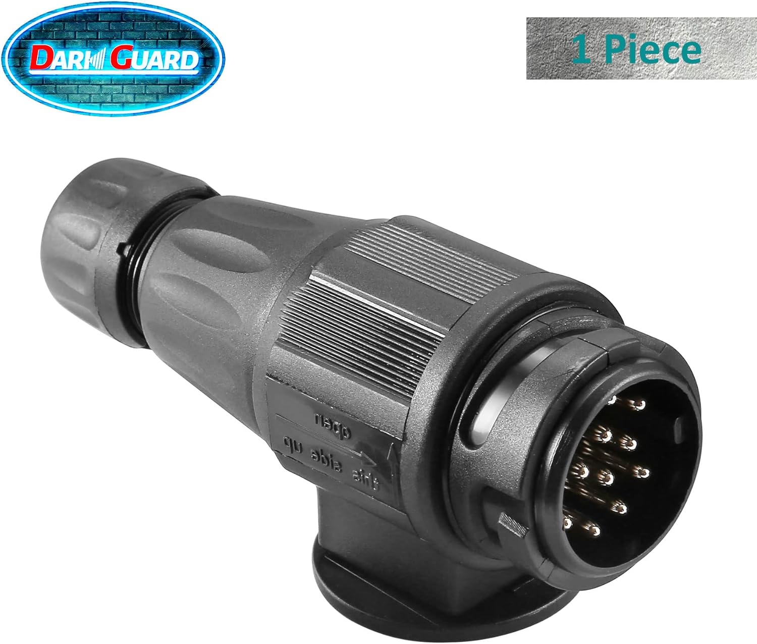 Detalle 2 de DARKGUARD Plug 13-Pin Trailer Plug – 12V Vehicle Lighting Connector
