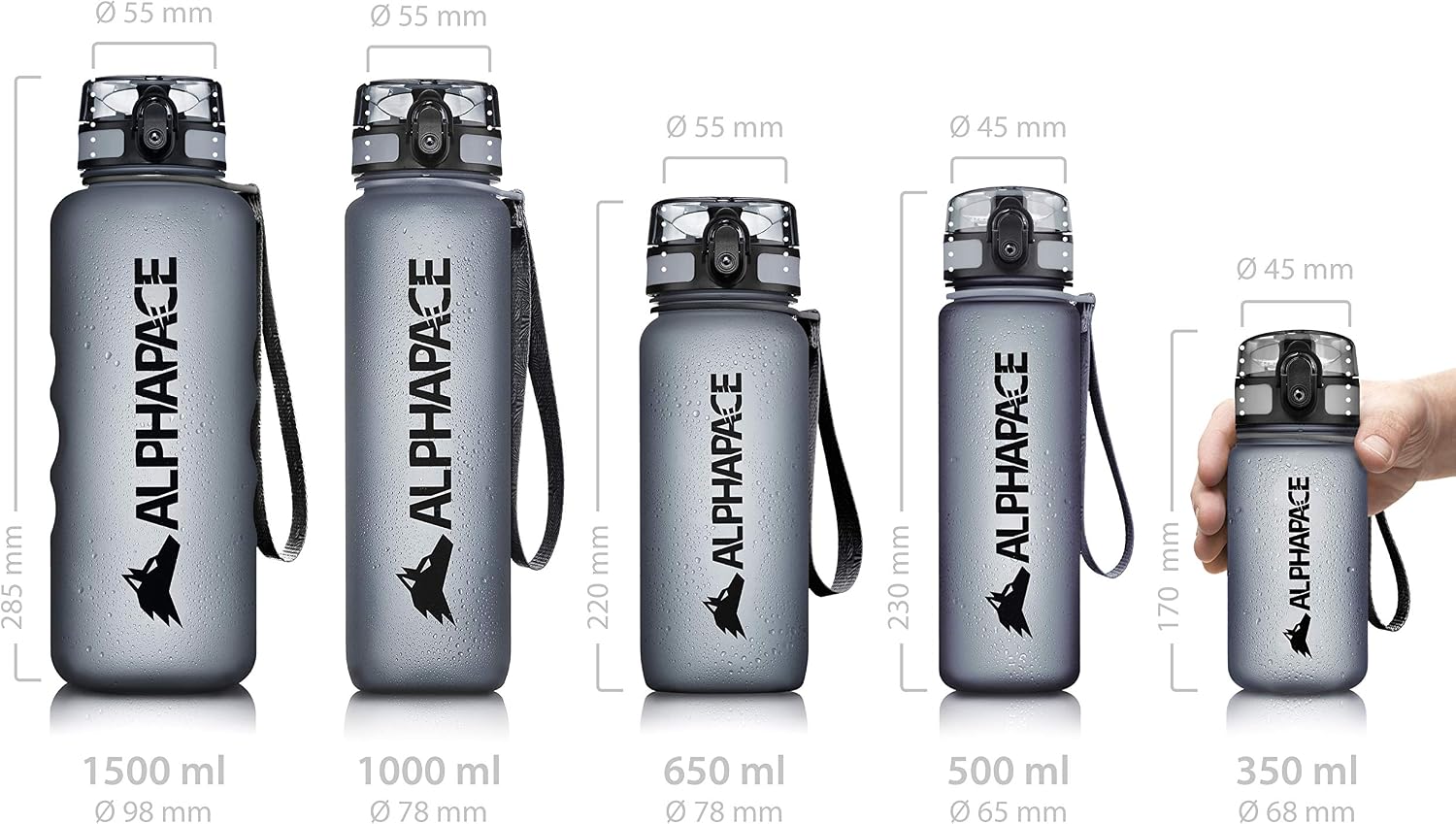 Detalle de ALPHAPACE borraccia sport 1000 ml