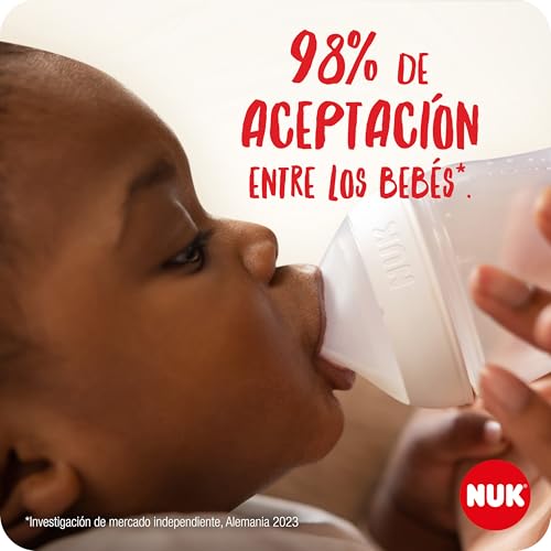 Thumbnail 2 de NUK Perfect Match, tetinas de silicona para biberón +6 meses, 2 unidades