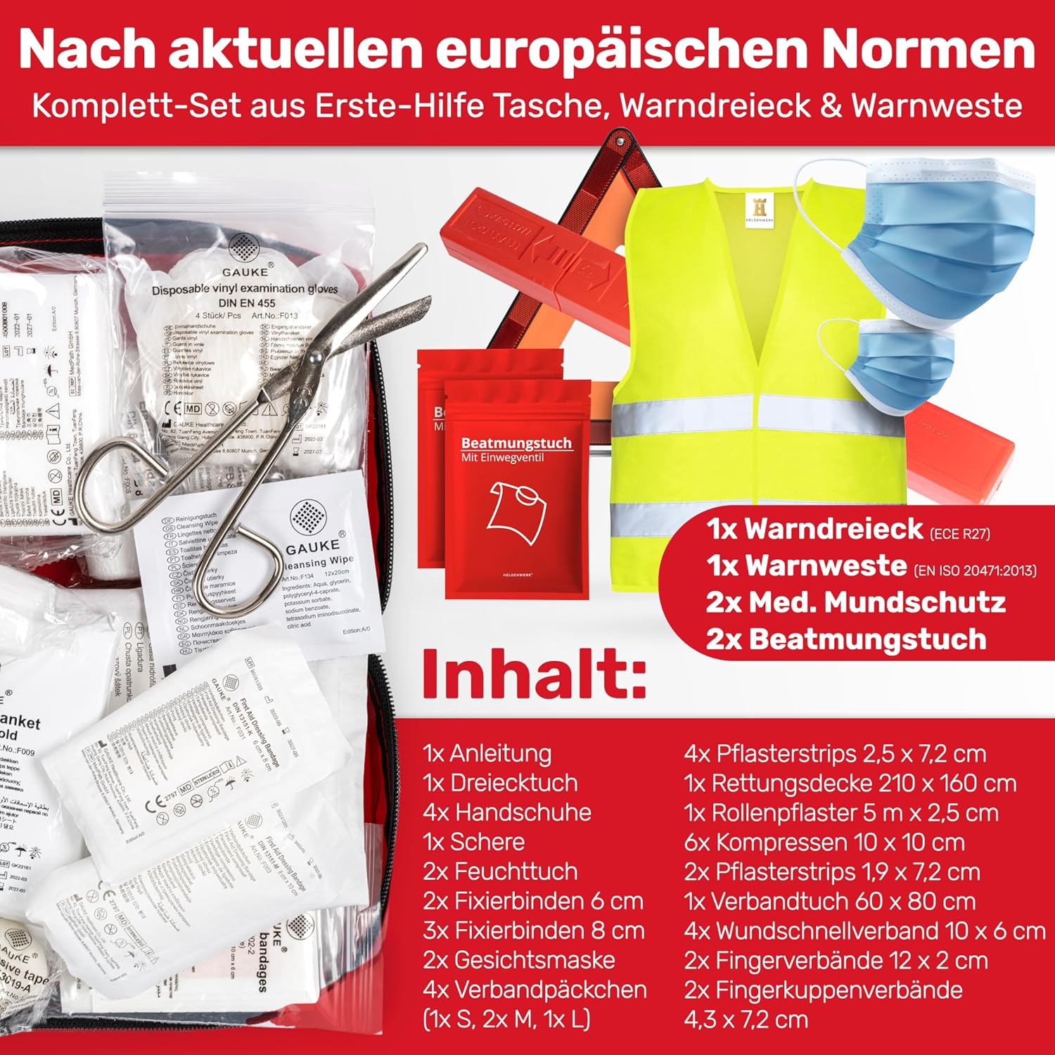 Detalle 2 de KFZ Kombitasche 3 in 1 Verbandskasten