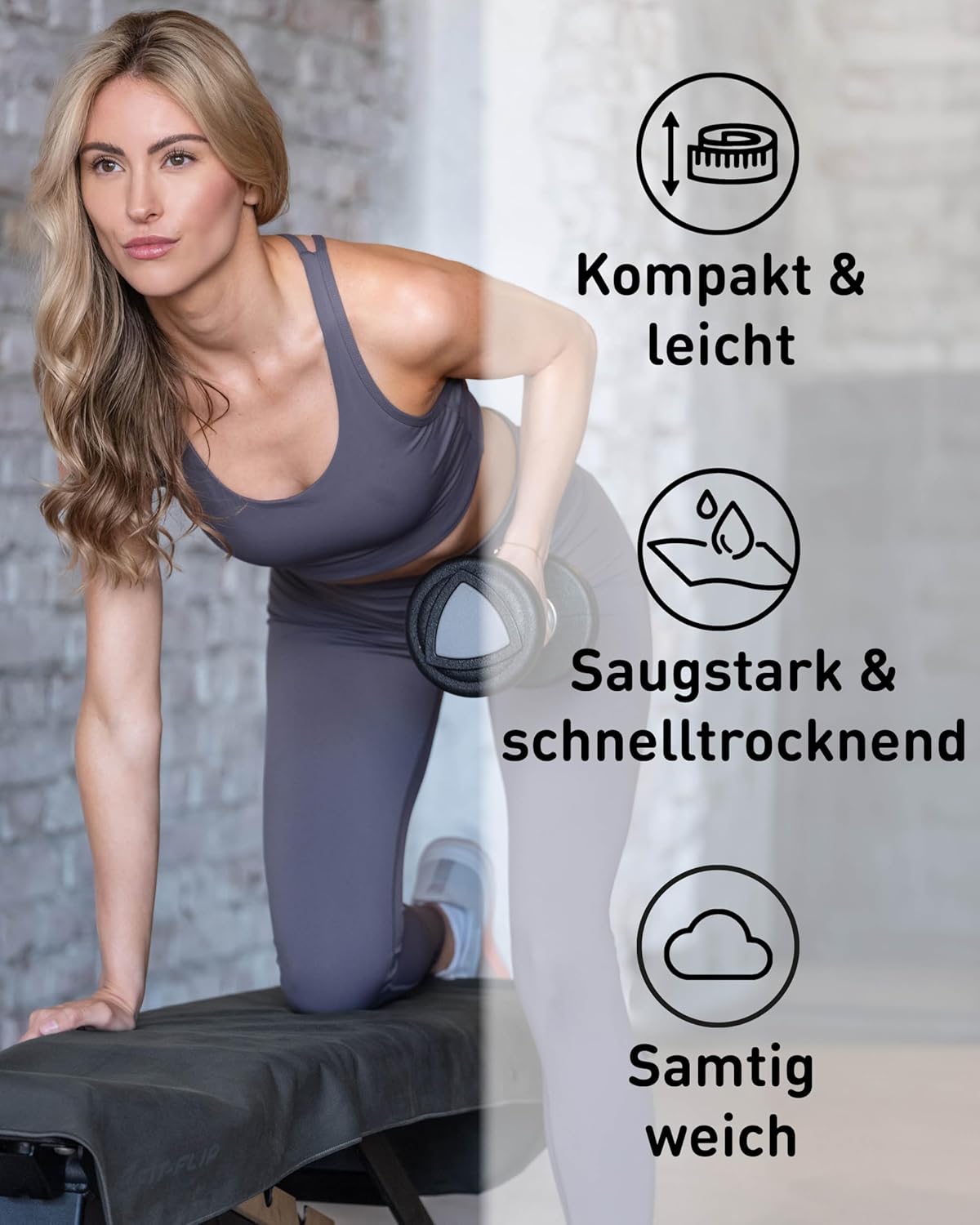 Thumbnail 5 de Fit-Flip Fitness Handtuch 130x48 cm