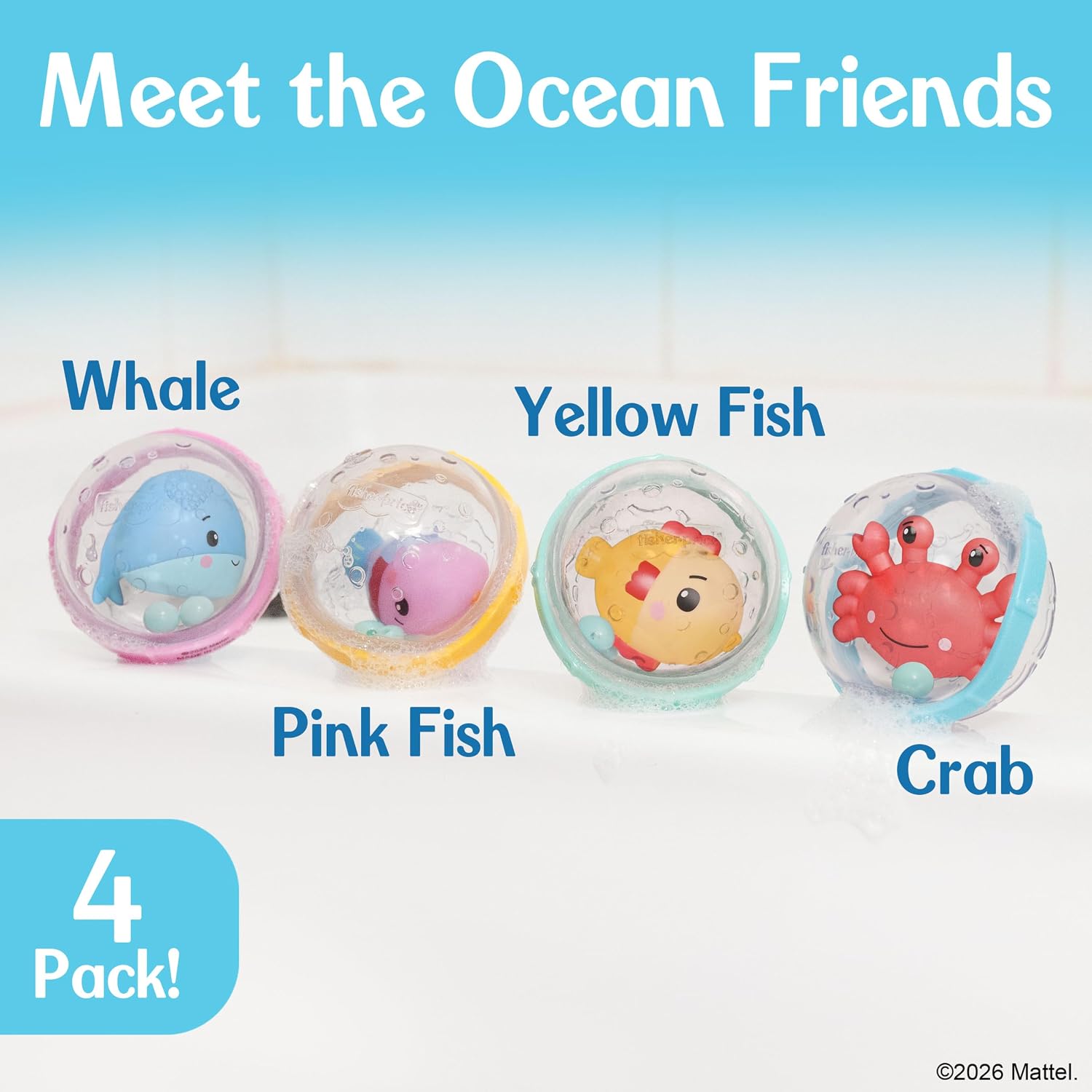 Detalle 2 de Fisher-Price Sensory Rattle Set 4-Piece