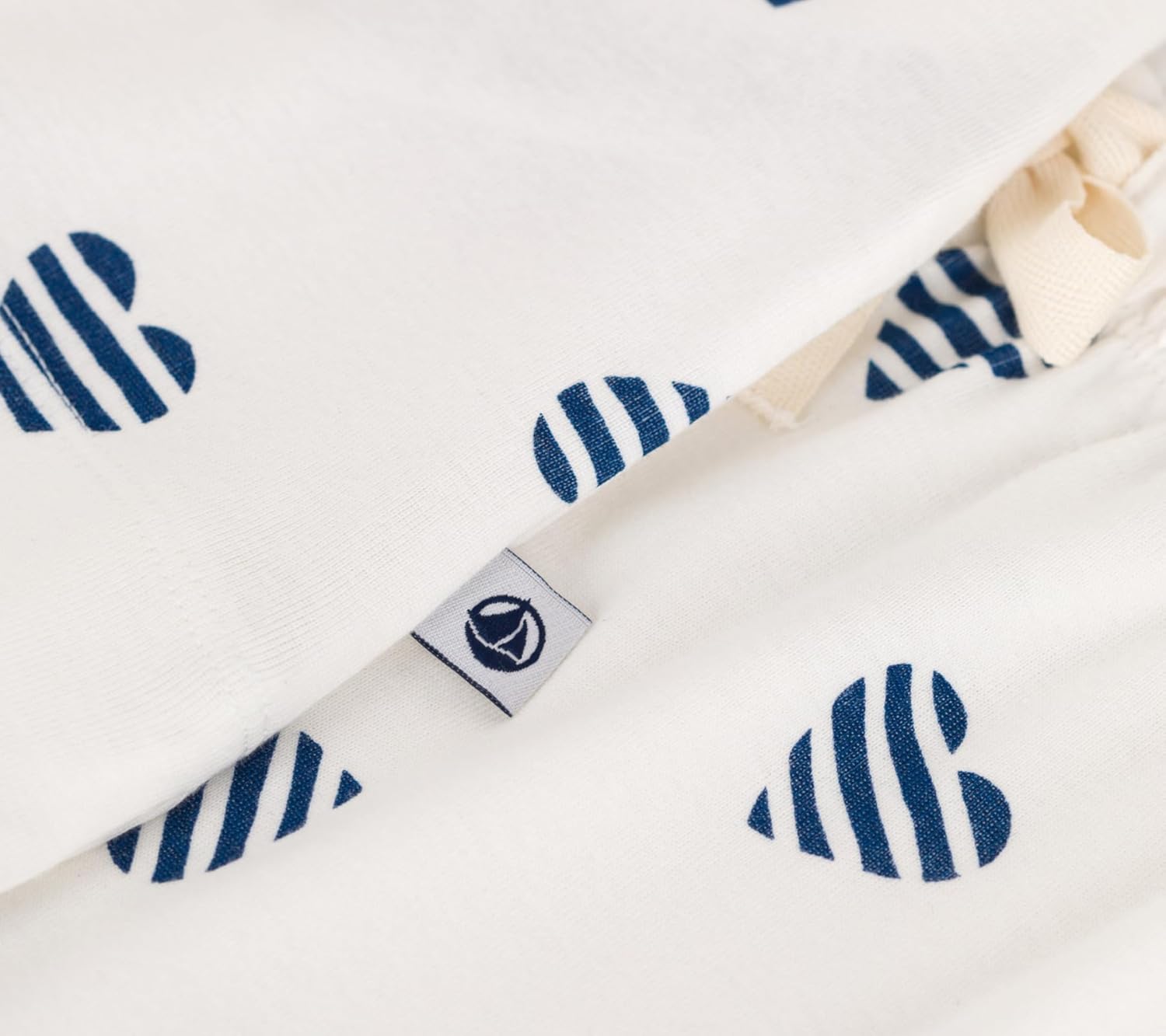 Thumbnail 3 de Petit Bateau Pyjacourt Femme : pyjama corto en algodón con estampado de corazones