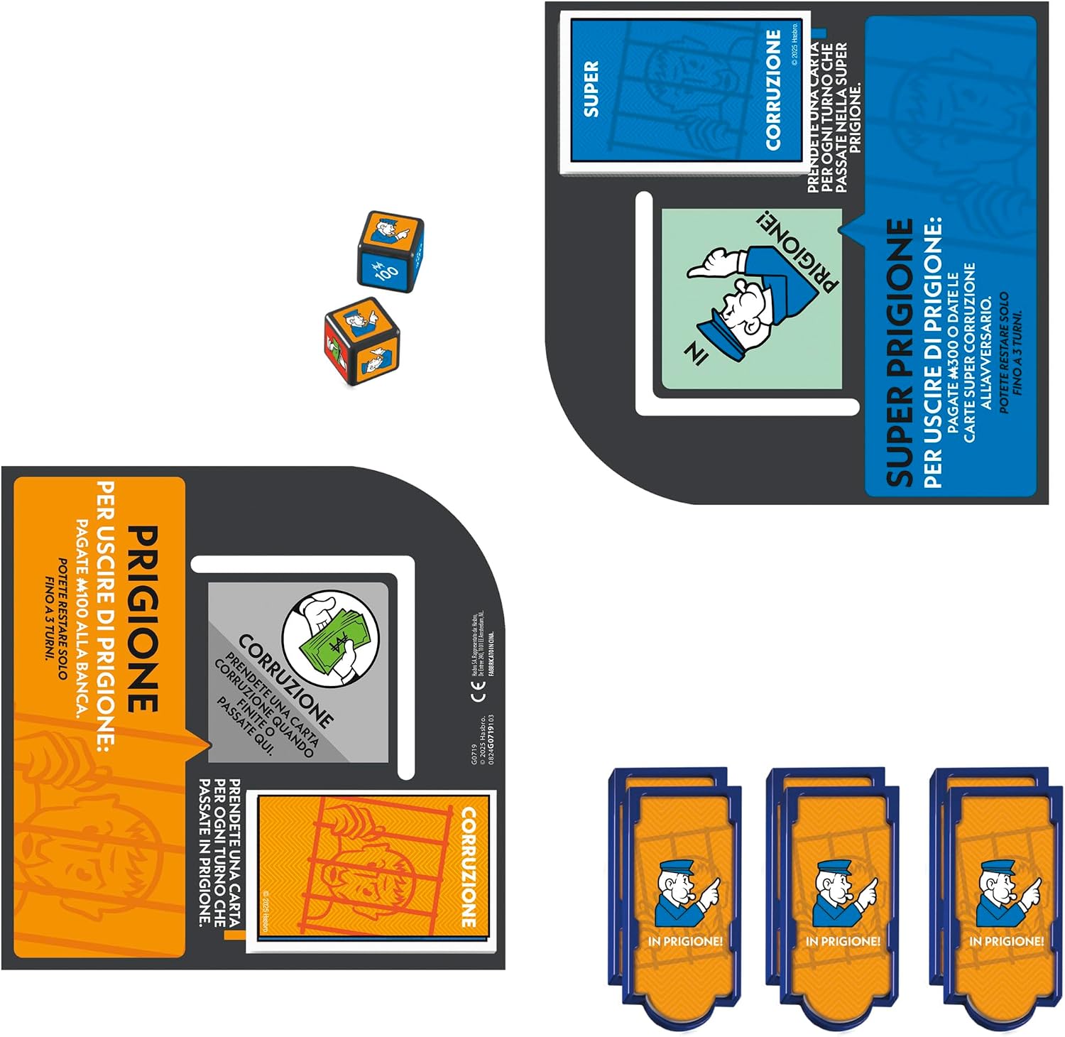 Thumbnail 2 de Hasbro Monopoly Espansione in Prigione 40 min 🎲