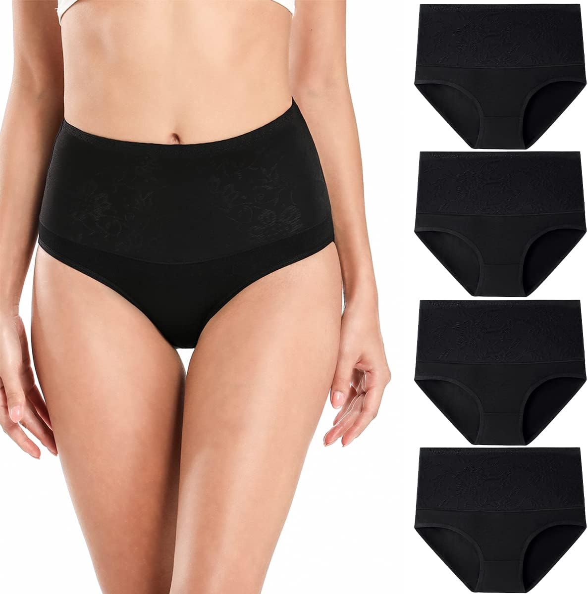 Thumbnail 5 de wirarpa Bauchweg Unterwäsche Damen – Bauchweg Unterhosen im 4er Pack aus Baumwolle