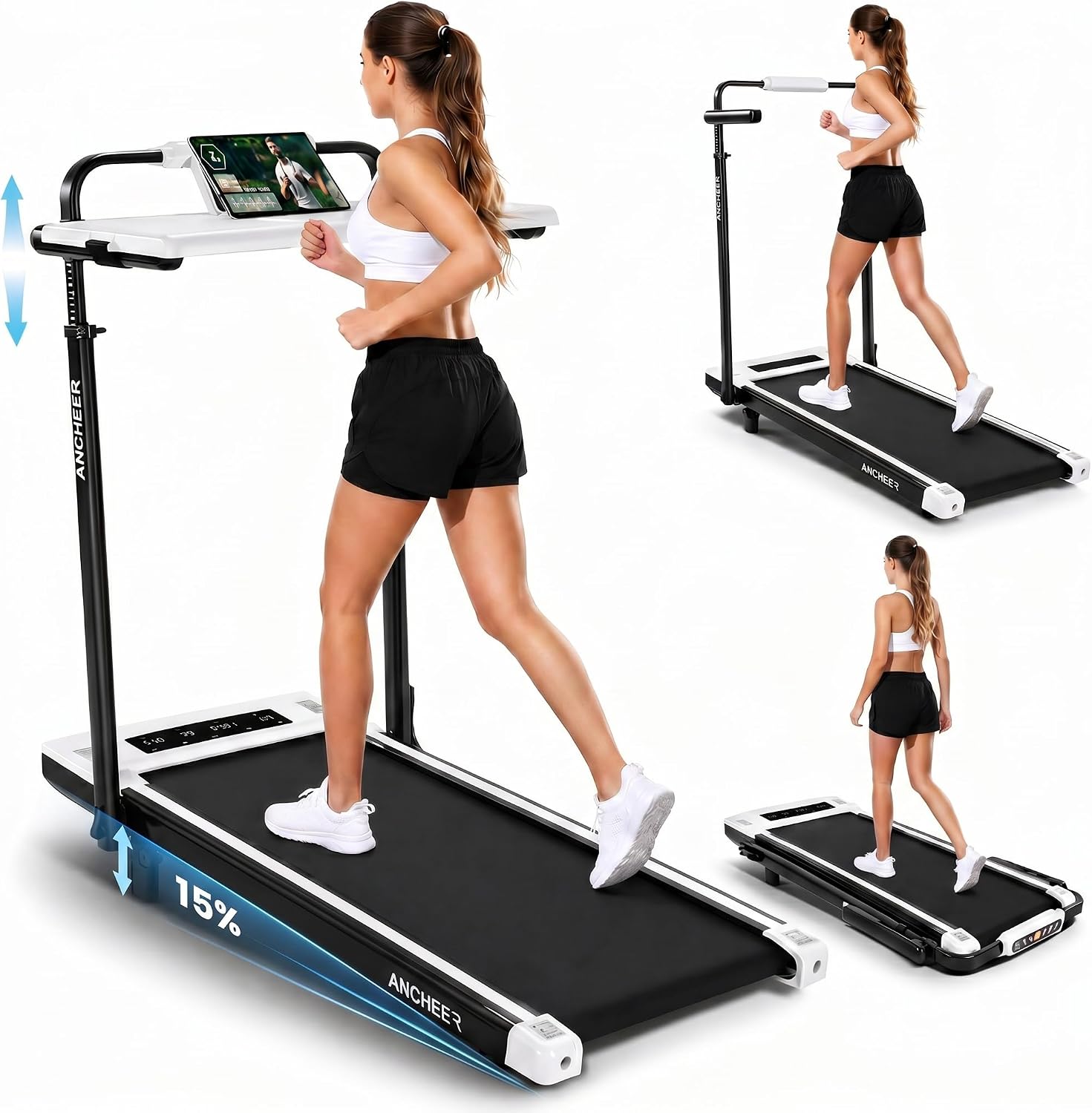 Detalle de ANCHEER Walking Pad, 450-lb Capacity