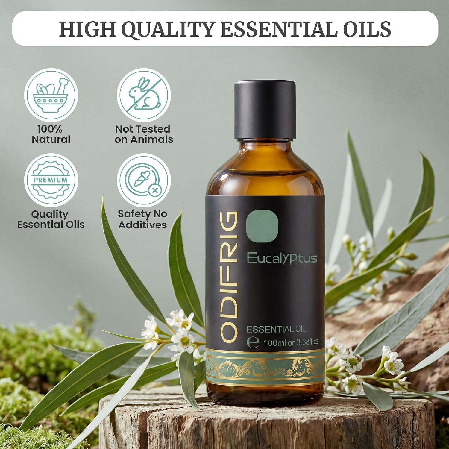 Detalle 2 de Olio essenziale eucalipto ODIFRIG 100 ml