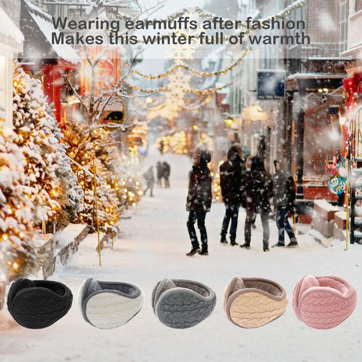 Thumbnail 6 de BOER Warm Ear Muffs for Winter – soft, windproof, lightweight earmuffs with adjustable fit