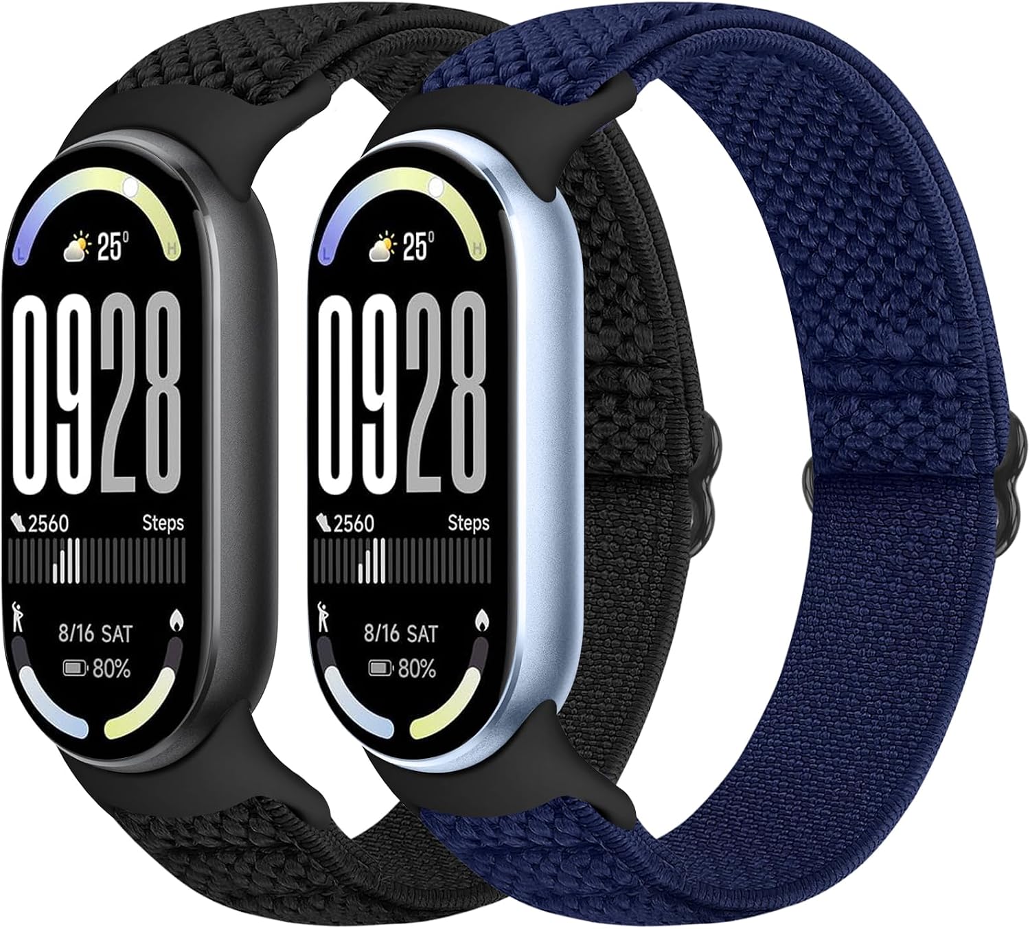 Detalle de Runostrich Elastic Nylon Watch Strap Xiaomi Band 10/9/8