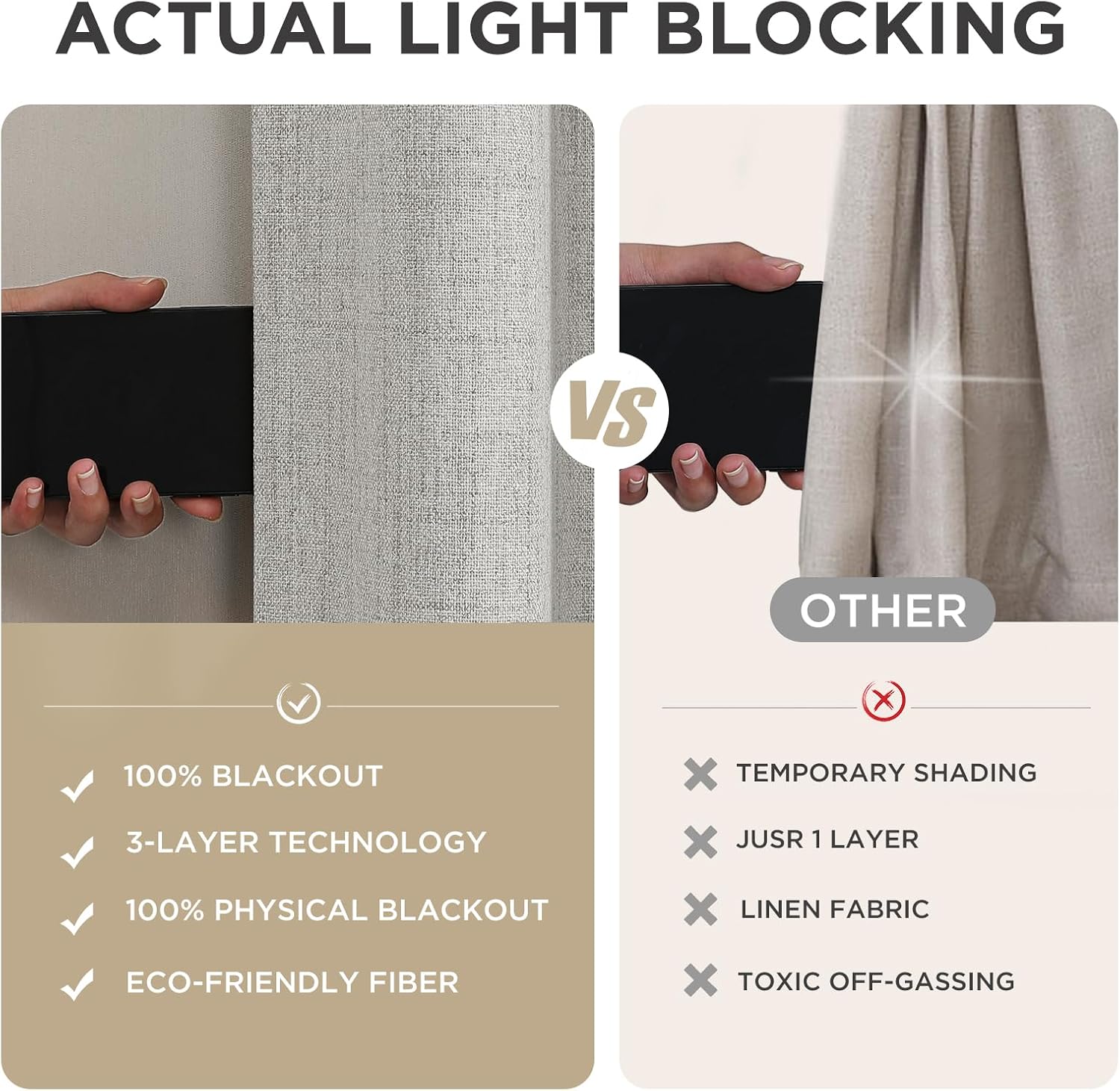 Thumbnail 4 de Joydeco Blackout Curtains, 84-Inch Length