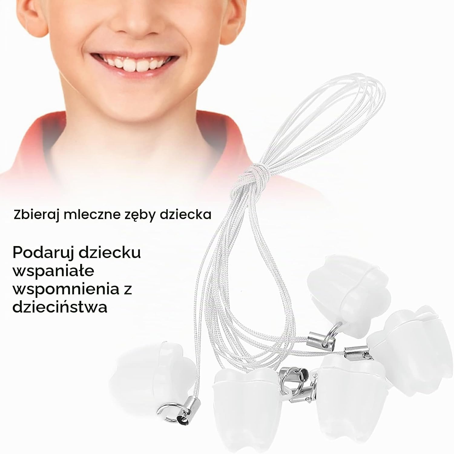 Detalle 2 de FILFEEL FILFEEL0hv89b1gsr410-03 – 5 białych pojemników na mleczne zęby