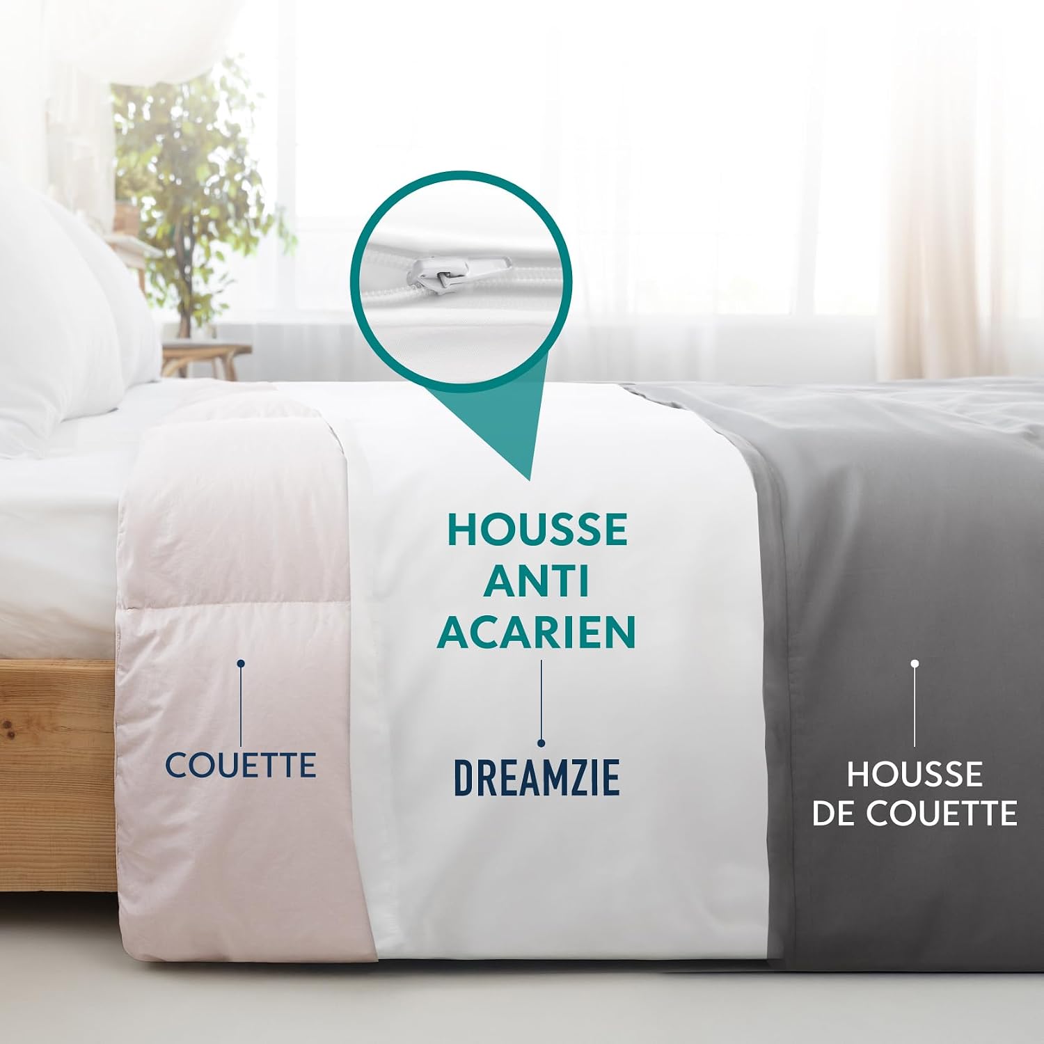 Detalle 2 de Dreamzie Housse de couette 220 x 240 cm