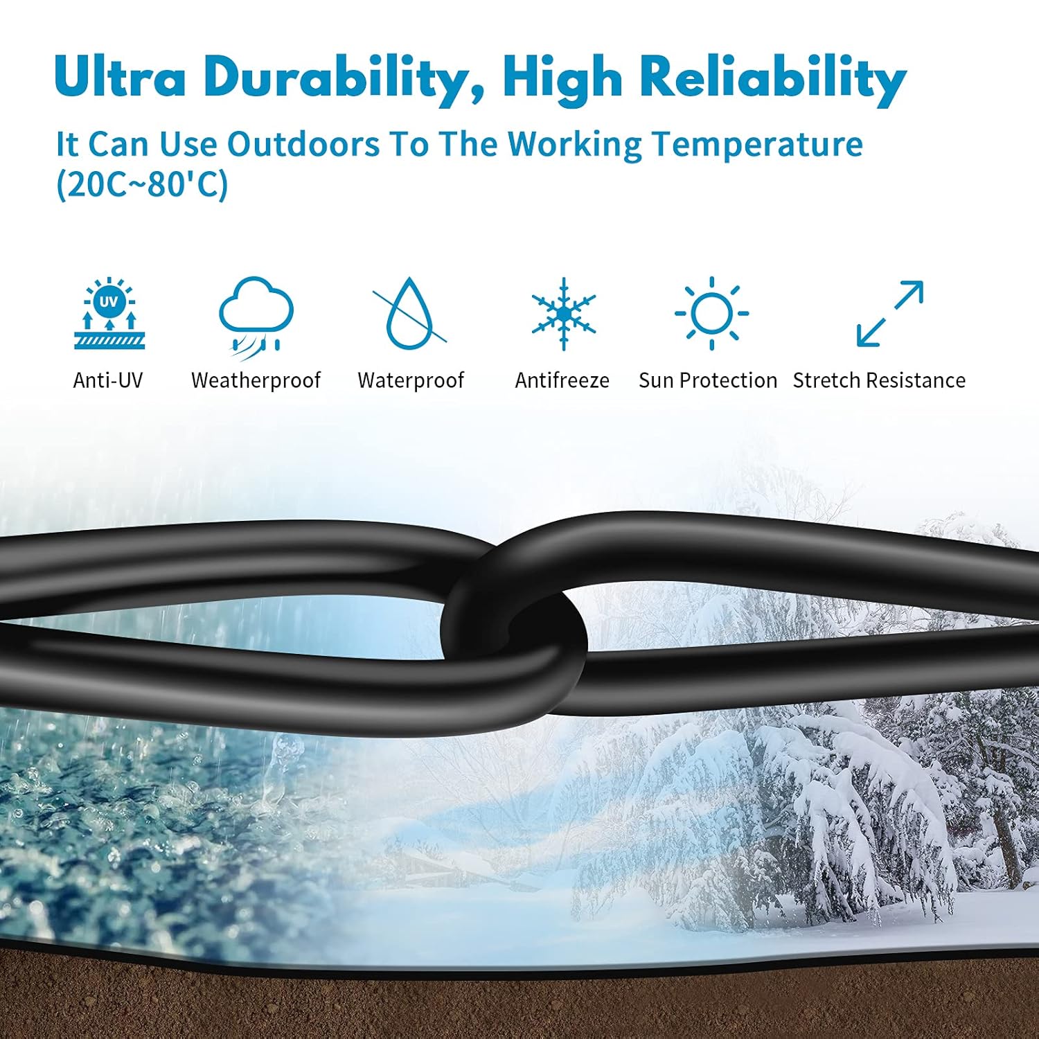 Thumbnail 3 de Vabogu Cat 8 Ethernet Cable 6FT 🔌