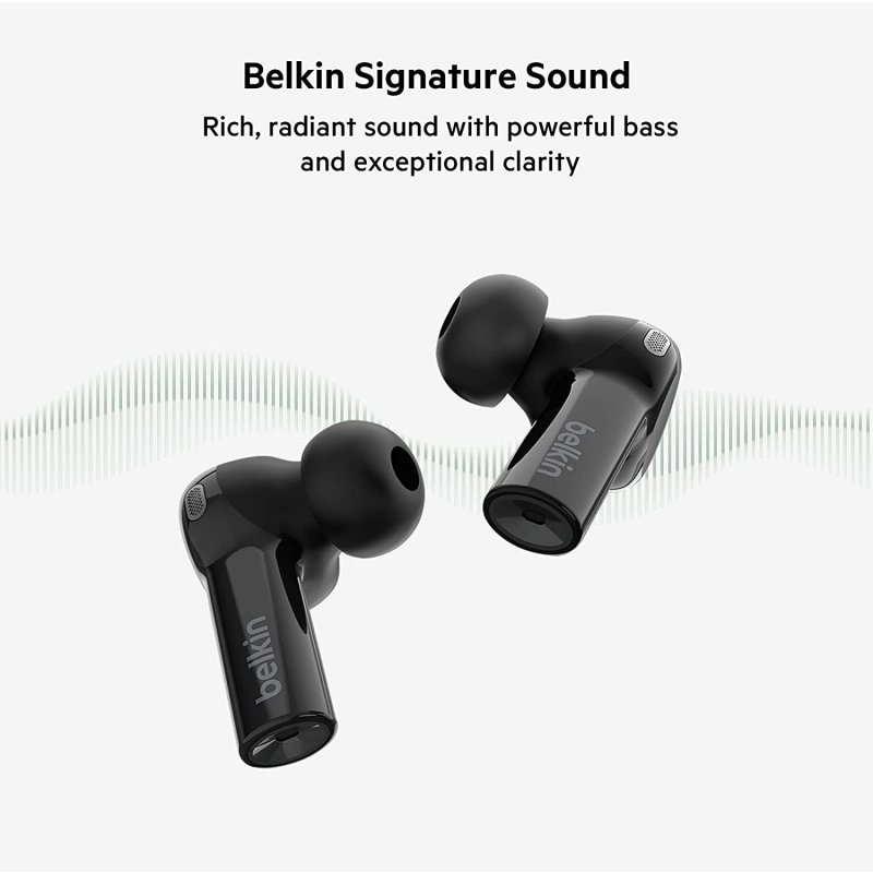 Detalle de Belkin True Wireless SoundForm Freedom: auriculares in-ear con buena autonomía y audio equilibrado