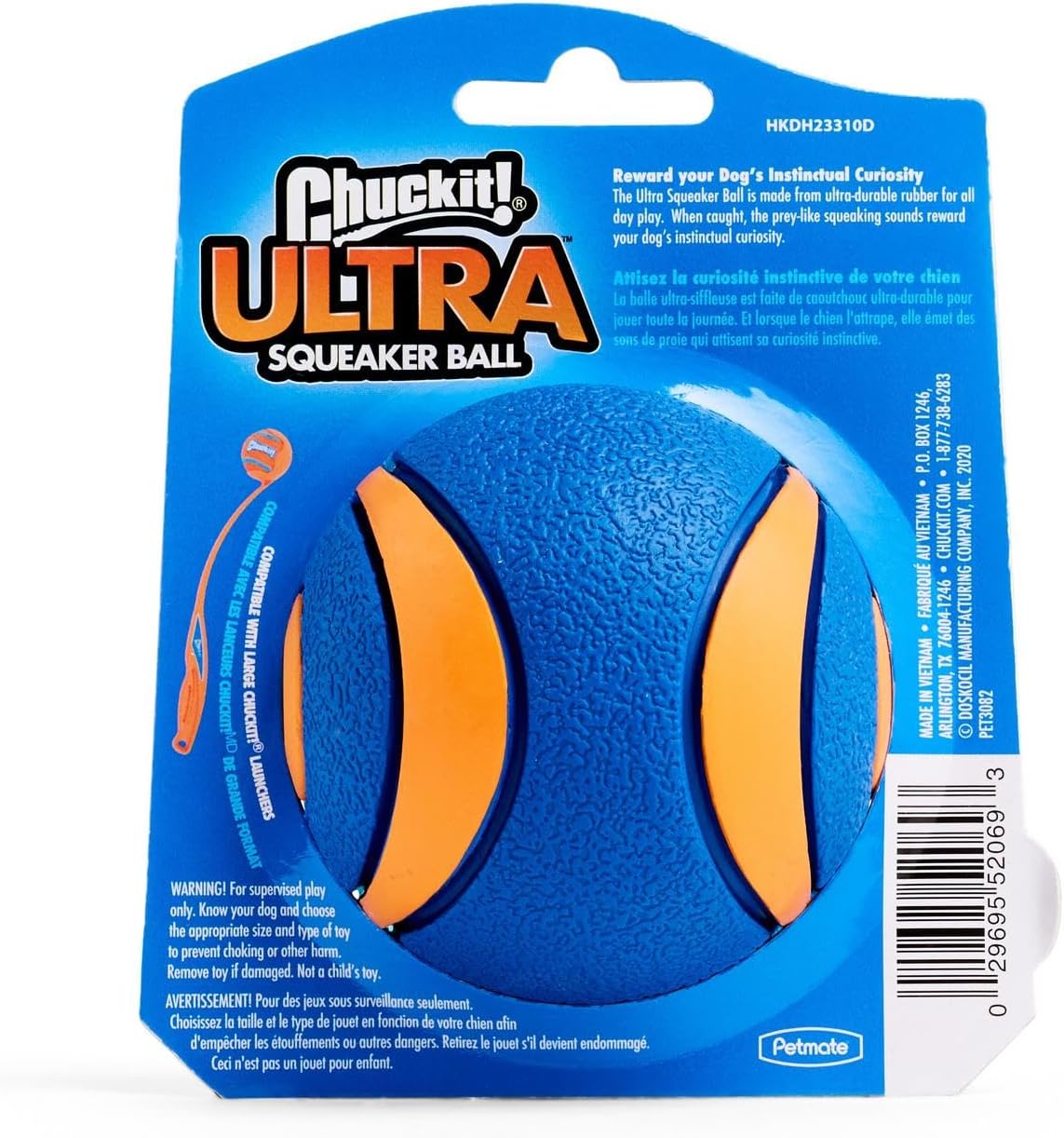 Detalle de Chuckit! Ultra Squeaker Ball – 1 piece