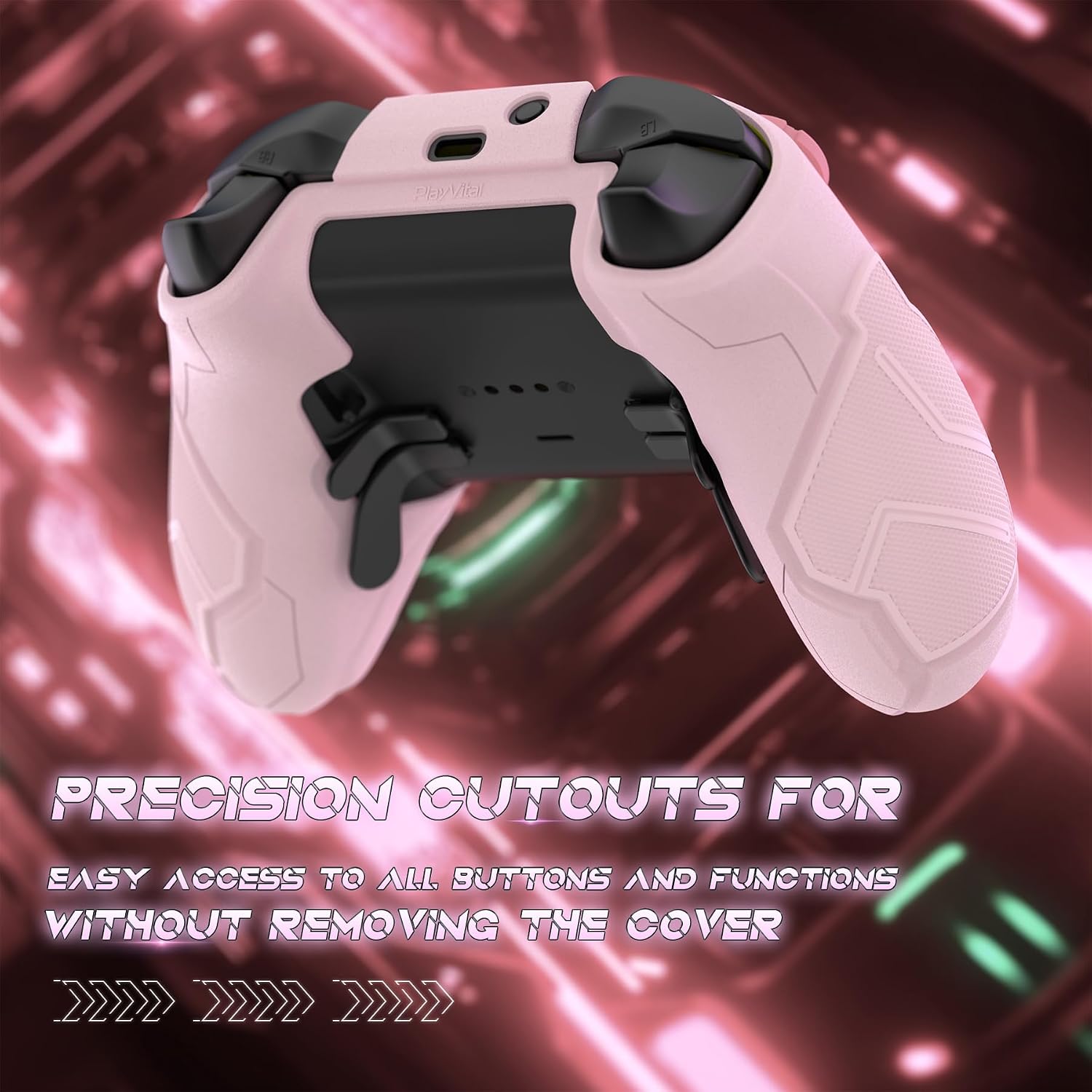 Thumbnail 4 de playvital Stellar Mecha silicone cover for Xbox Elite Series 2, non-slip grip