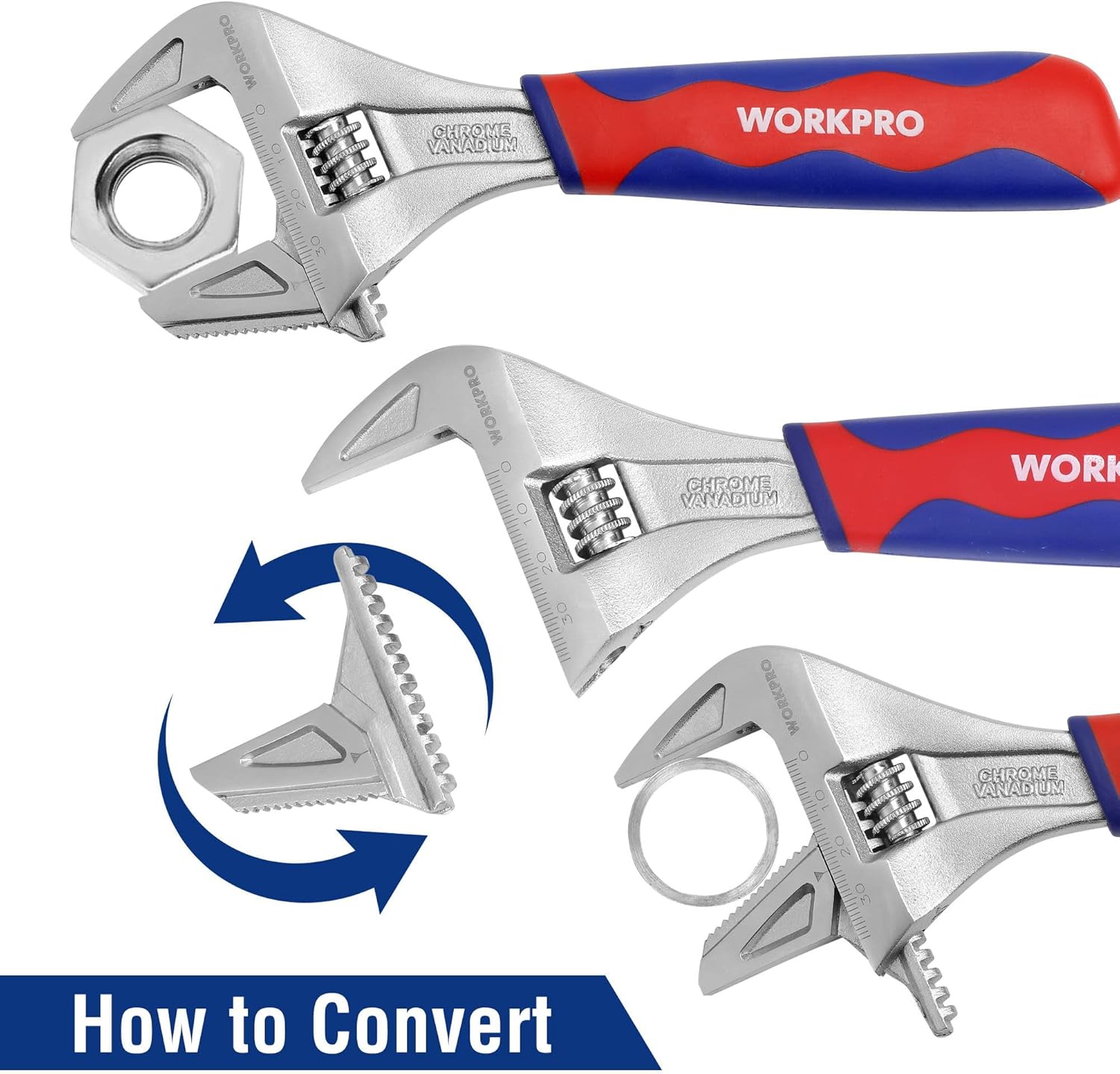 Thumbnail 2 de WORKPRO Wide Mouth 42mm 2-in-1 Wrench