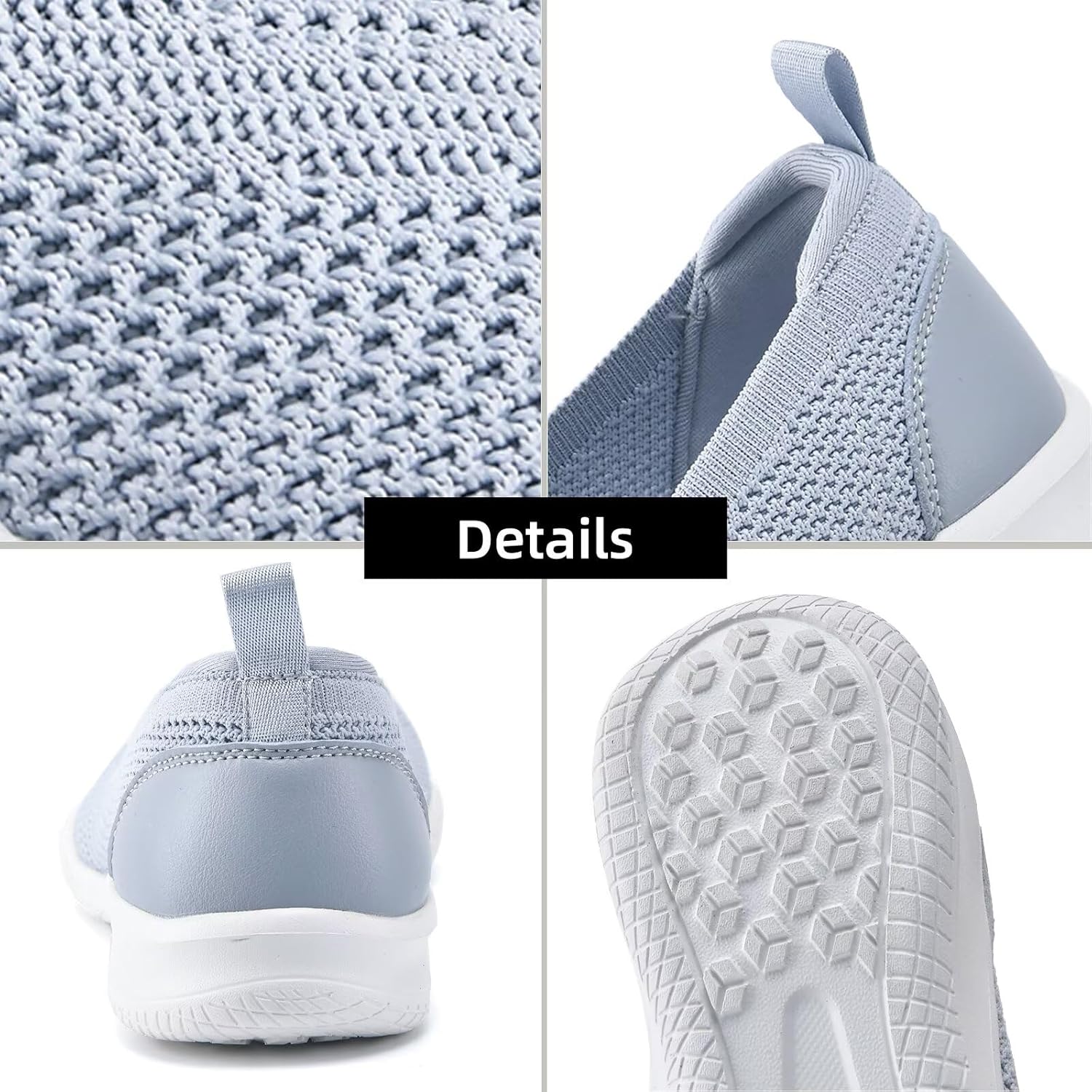 Thumbnail 3 de konhill Slipper & Mokassins Damen – Leichte Slip-On Sneakers mit atmungsaktivem Mesh